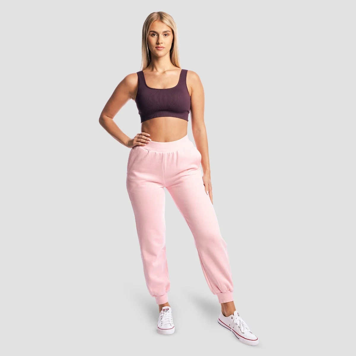 GymBeam Ženska trenirka GymBabe Cherrybloom - Barva: ružová | Starostna skupina: Odrasli | Teža: 0,62 g | Pakiranje: 28 · záber 6