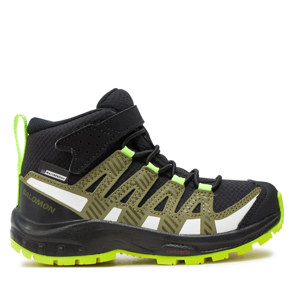 Trekking čevlji Salomon Xa Pro V8 Mid Climasalomon™ Waterproof L47289600 Črna - Velikost: 29 | Barva: čierna | Starostna skupina: Odrasli | Spol: Moški · záber 2