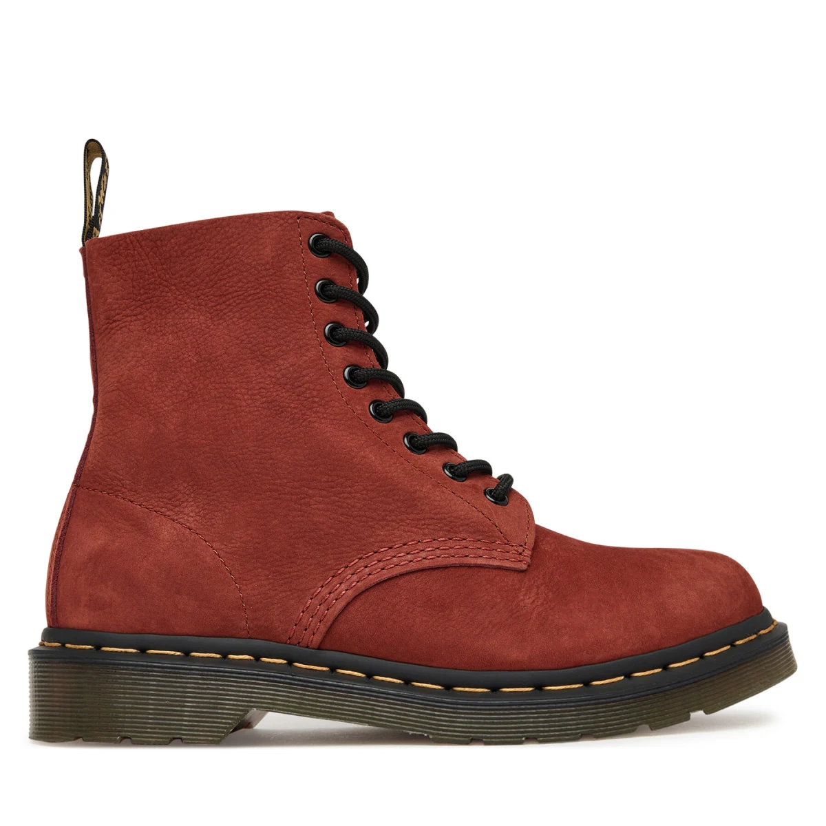 Pohodni čevlji Dr. Martens 1460 Pascal DM41402600 Rdeča - Velikost: 37 | Barva: červená | Starostna skupina: Odrasli | Spol: Ženski · záber 2