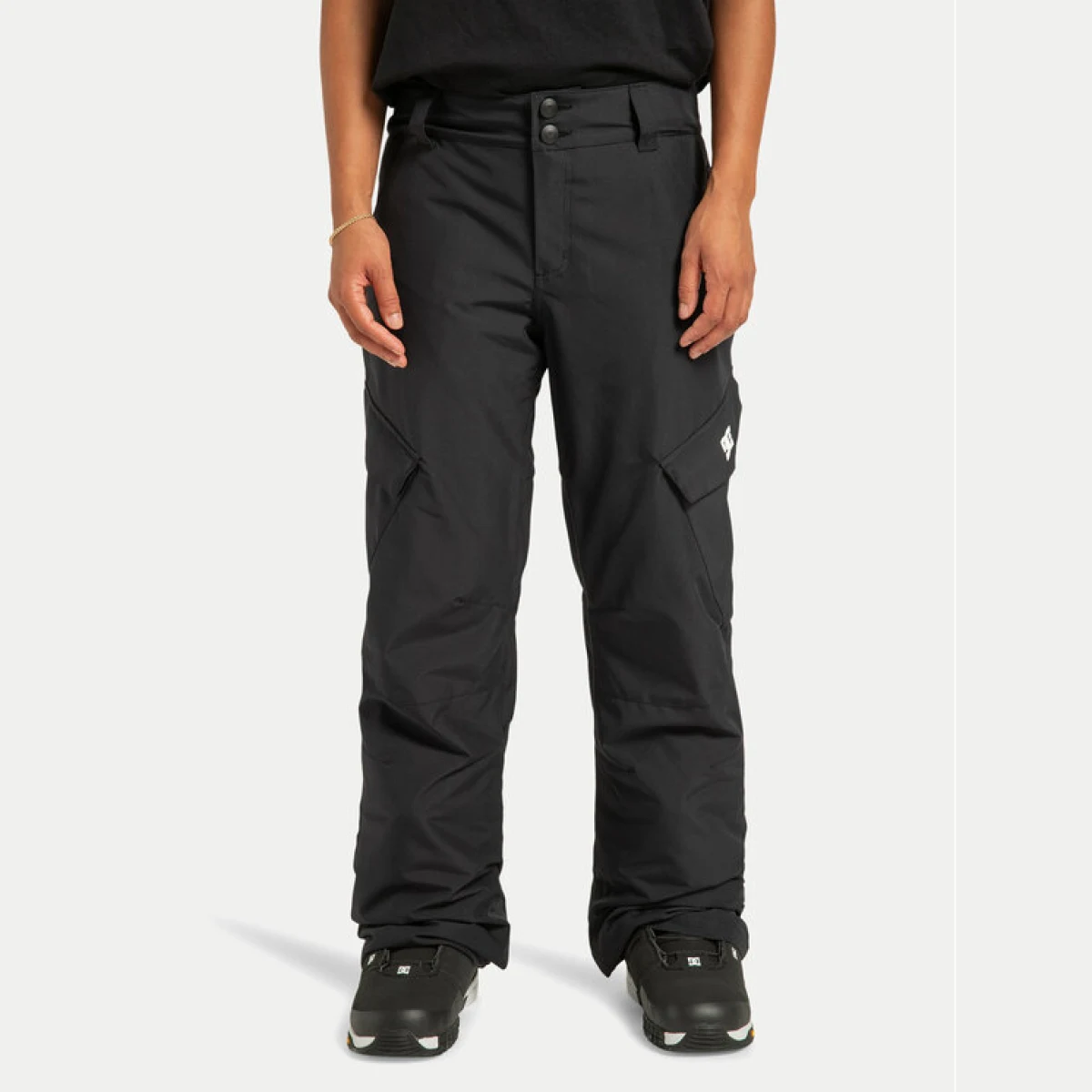 DC Shoes Hlače za snowborad Nonchalant ADJTP03023 Rumena Regular Fit · záber 5