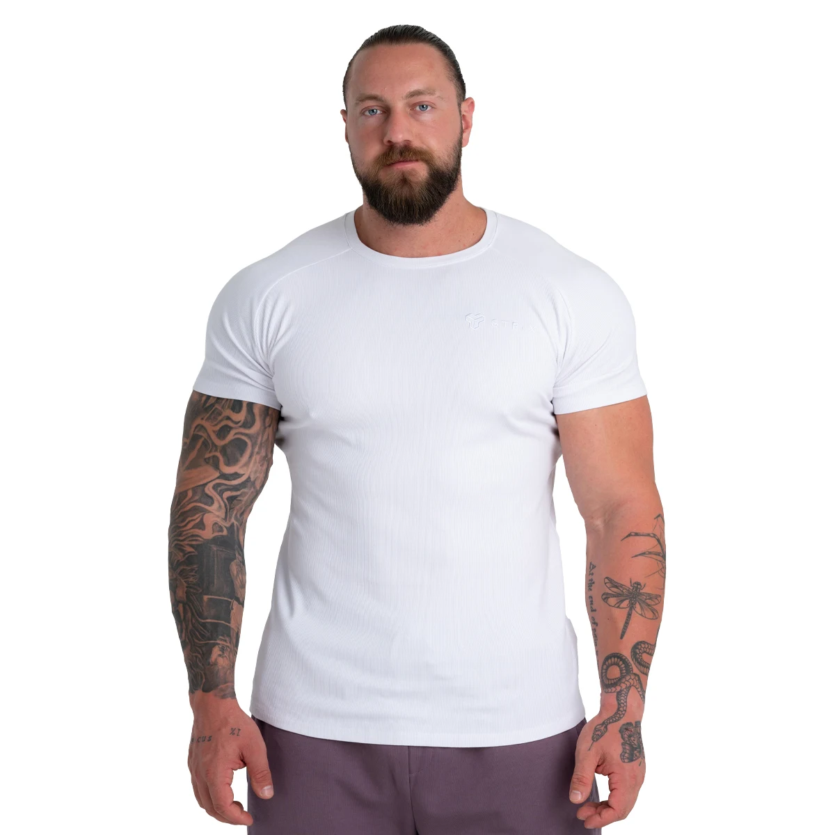 STRIX Majica Ribbed Tee White · záber 6