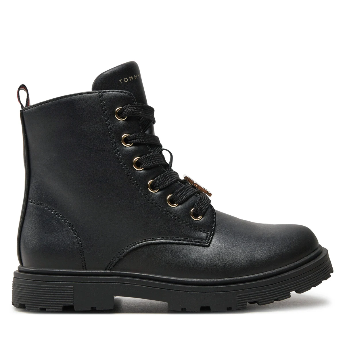 Pohodni čevlji Tommy Hilfiger Lace-Up Bootie T1A5-33561-1351 S Črna · záber 2