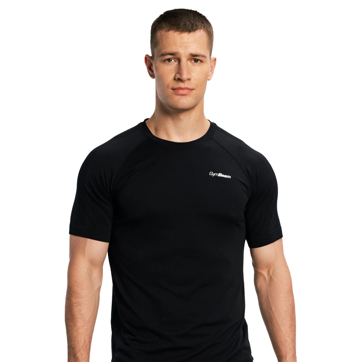 GymBeam Moška tekaška majica s kratkimi rokavi Pulse X Black - Barva: čierna | Starostna skupina: Odrasli | Teža: 0,188 g | Pakiranje: 70 · záber 6