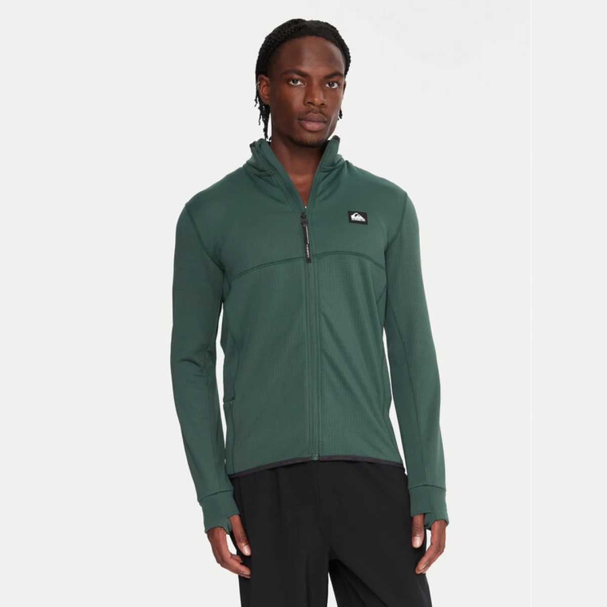 Quiksilver Športna jopa Steep Point EQYPF03078 Zelena Slim Fit · záber 5
