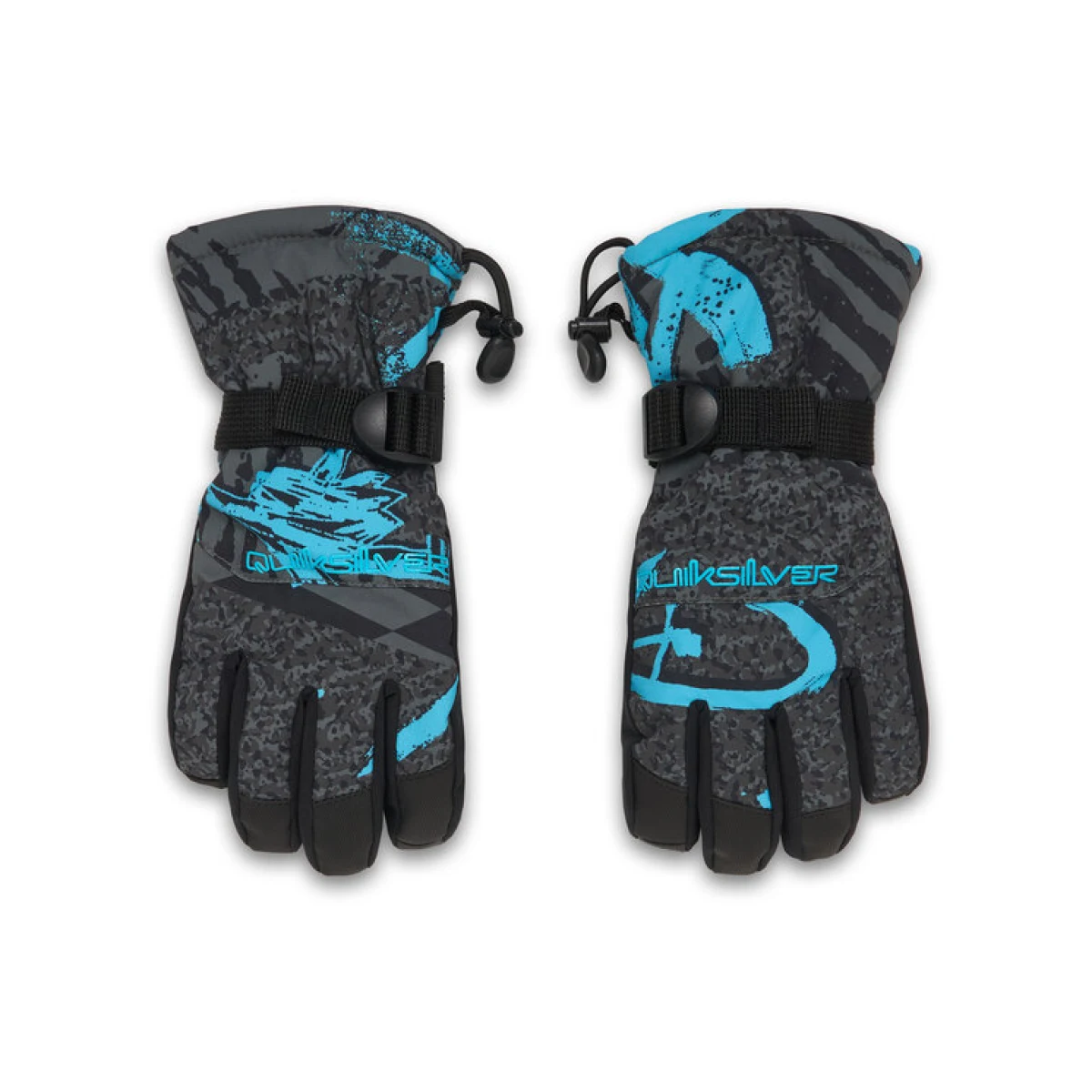 Quiksilver Smučarske rokavice Mission Youth EQBHN03039 Siva · záber 2