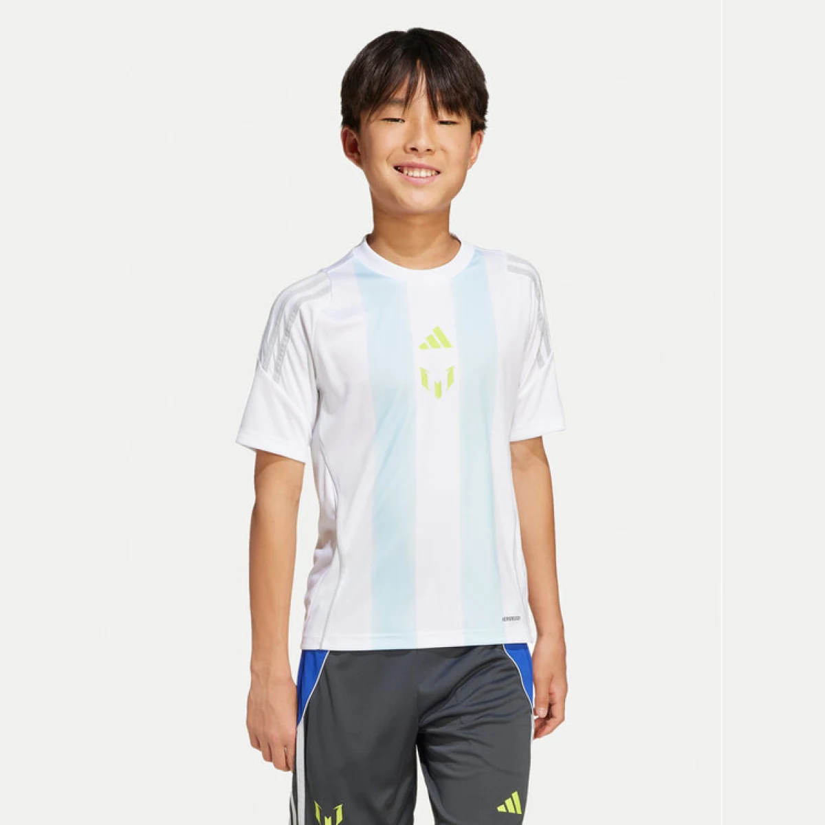 adidas Majica Messi Training JI5460 Bela Regular Fit - Velikost: 13-14 | Barva: biela | Starostna skupina: Odrasli | Spol: Otroški · záber 2