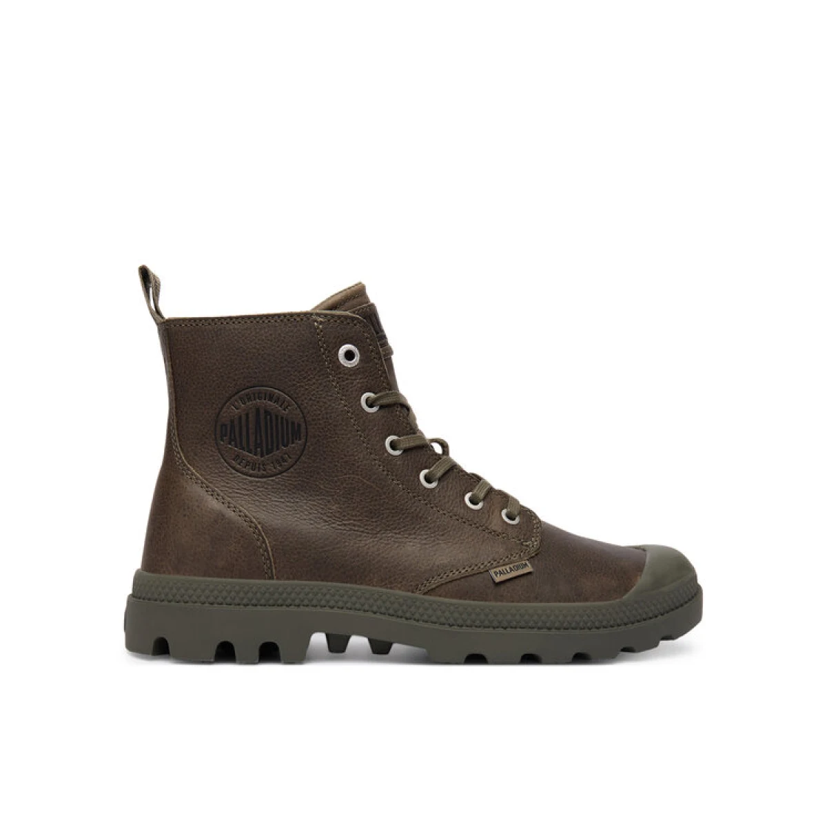 Palladium Pohodni čevlji Pampa Zip Lth Ess 76888-308-M Zelena · záber 2
