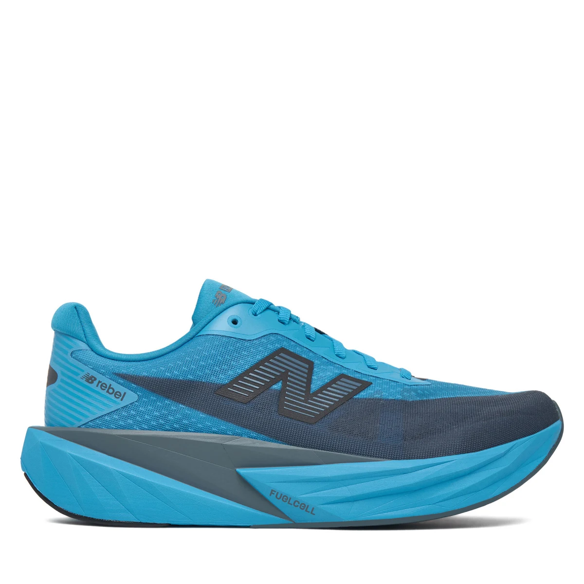 Tekaški čevlji New Balance FuelCell Rebel v5 MFCX9SG Modra · záber 2