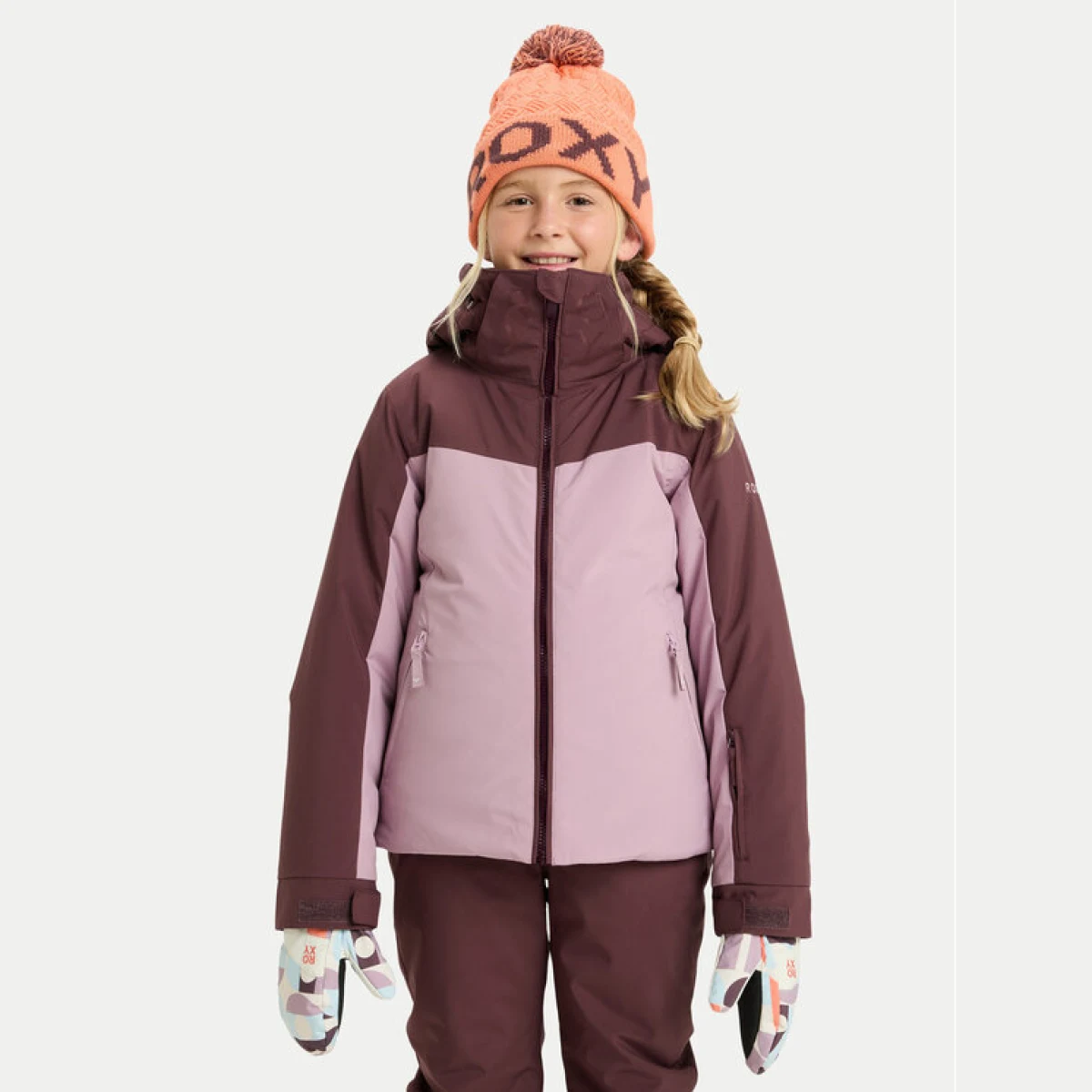Roxy Jakna za snowboard Free Jet Block ERGTJ03197 Roza Slim Fit · záber 5