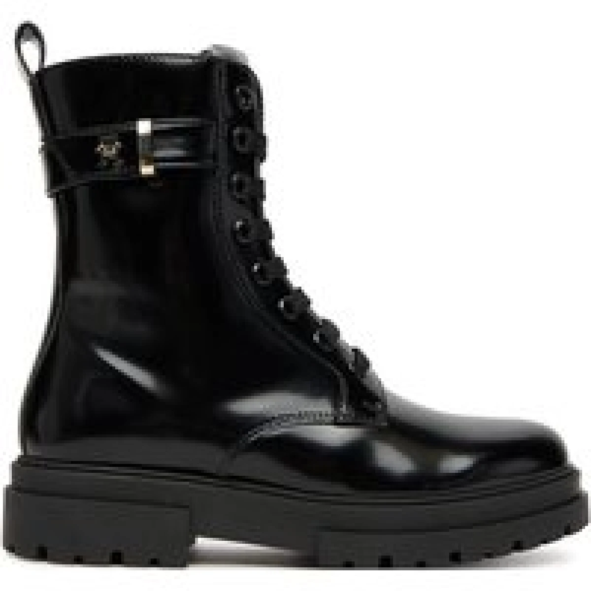 Tommy Hilfiger Pohodni čevlji Lace-Up Bootie T4A5-34028-1453 S Črna - Velikost: 31 | Barva: čierna | Starostna skupina: Odrasli | Spol: Otroški · záber 1