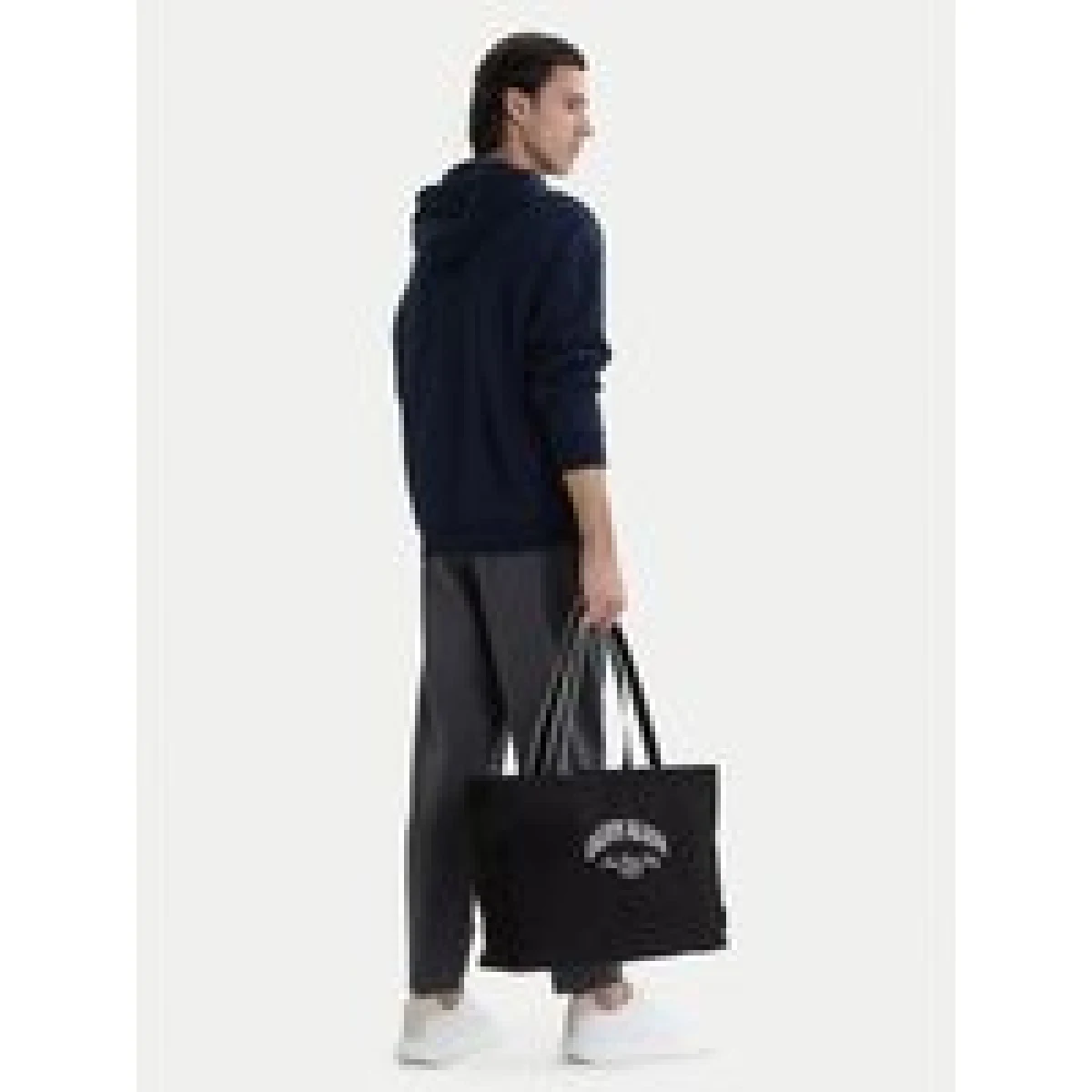 Torbica Calvin Klein Graphic Capsule Tote LV04D3348G Črna · záber 1