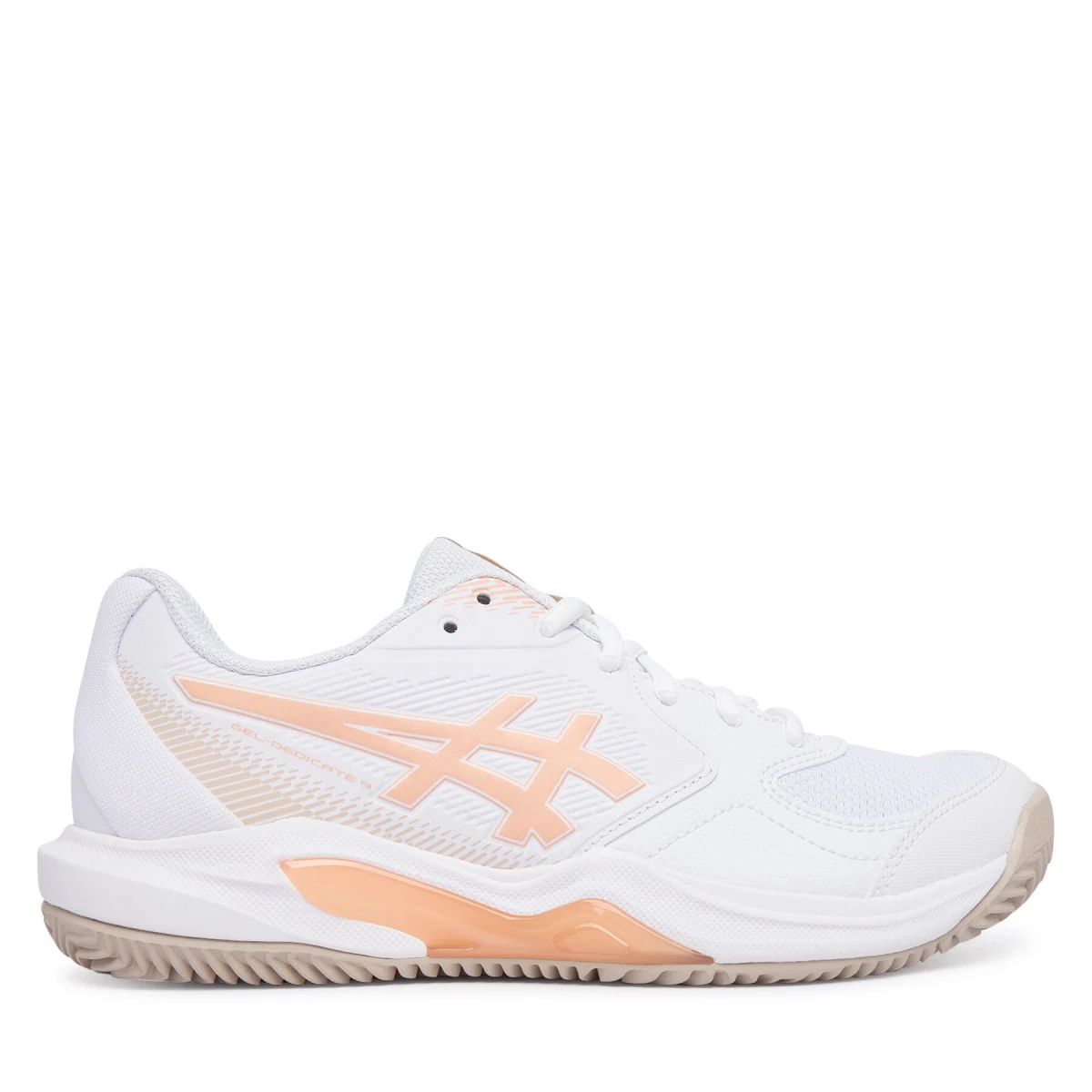 Čevlji za tenis Asics Gel-Dedicate 9 Clay 1042A314 Bela - Velikost: 39,5 | Barva: biela | Starostna skupina: Odrasli | Spol: Ženski · záber 2