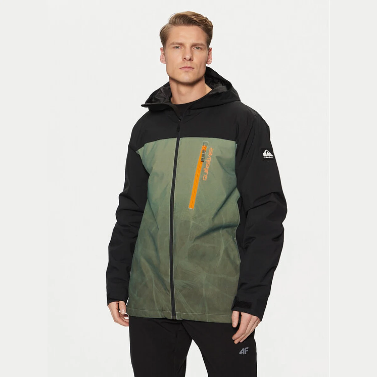 Quiksilver Smučarska jakna Morton EQYTJ03458 Zelena Modern Fit · záber 2