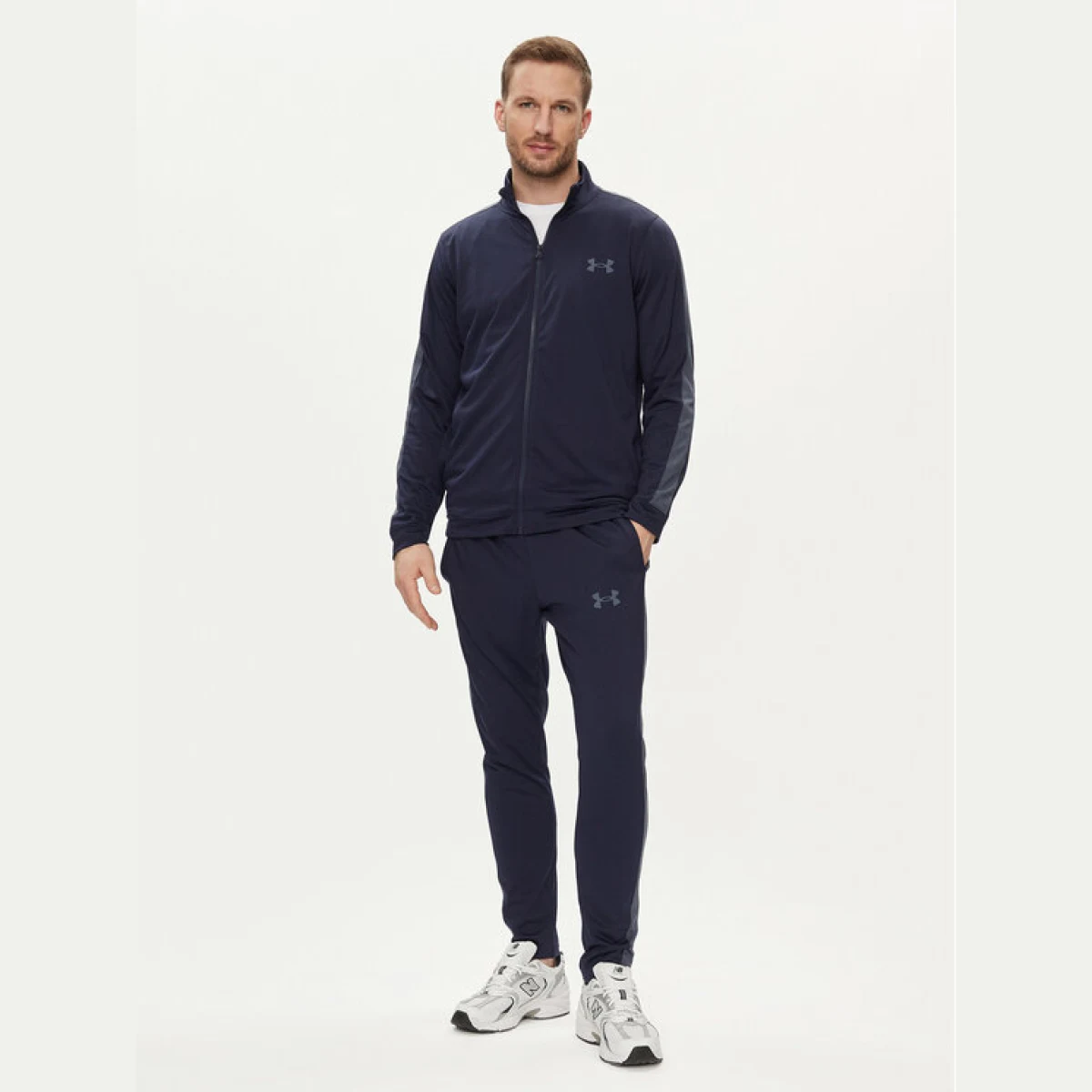 Under Armour Trenirka Ua Knit Track Suit 1357139-410 Mornarsko modra Fitted Fit · záber 2