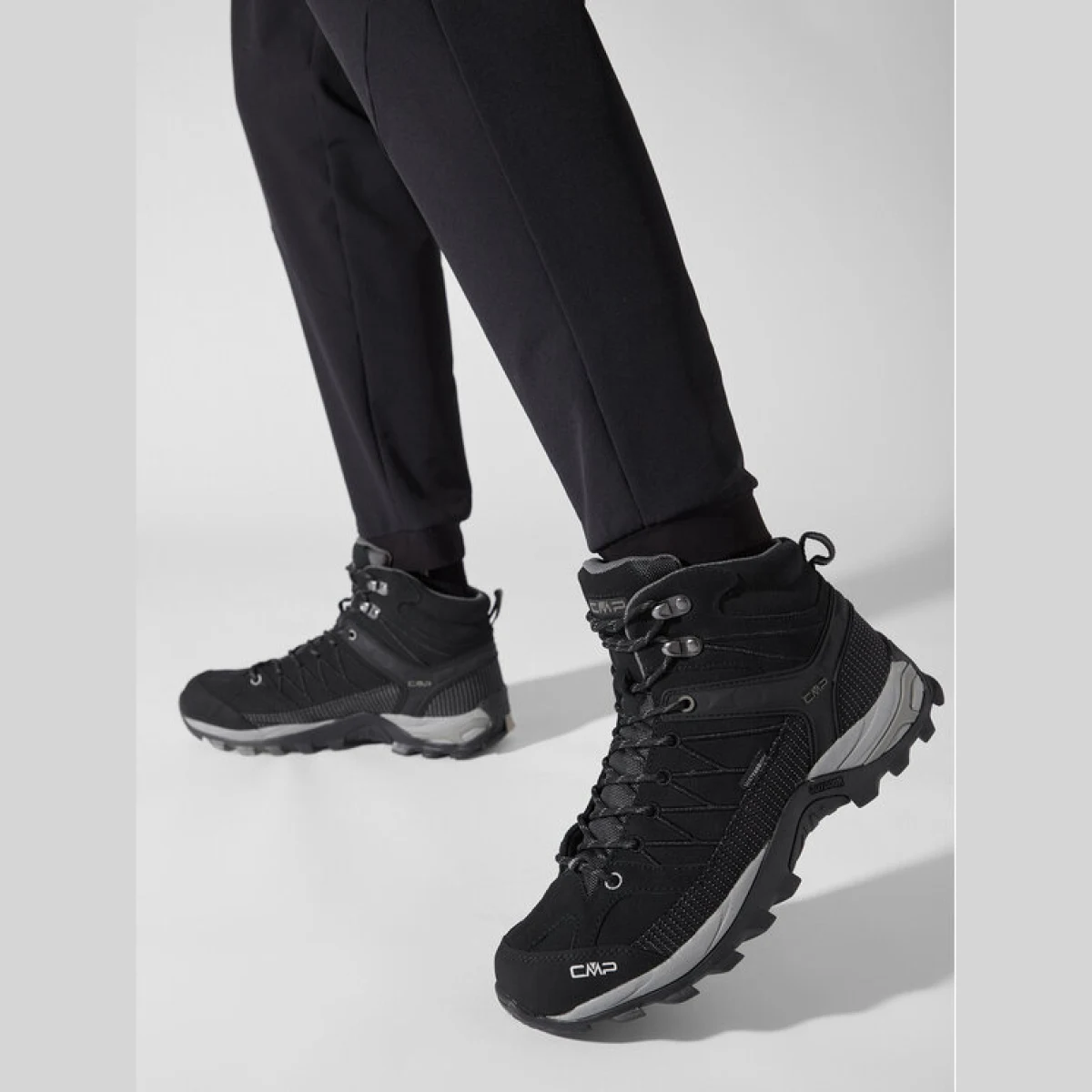 CMP Trekking čevlji Rigel Mid Trekking Shoes Wp 3Q12947 Črna - Velikost: 42 | Barva: čierna | Starostna skupina: Odrasli | Spol: Moški · záber 2