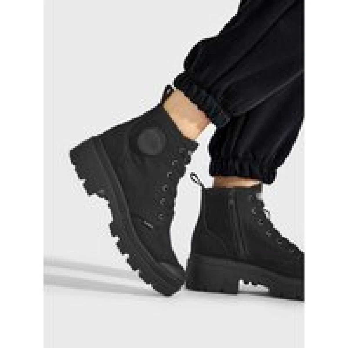 Palladium Pohodni čevlji Pallabase Twill 96907-008-M Črna · záber 1