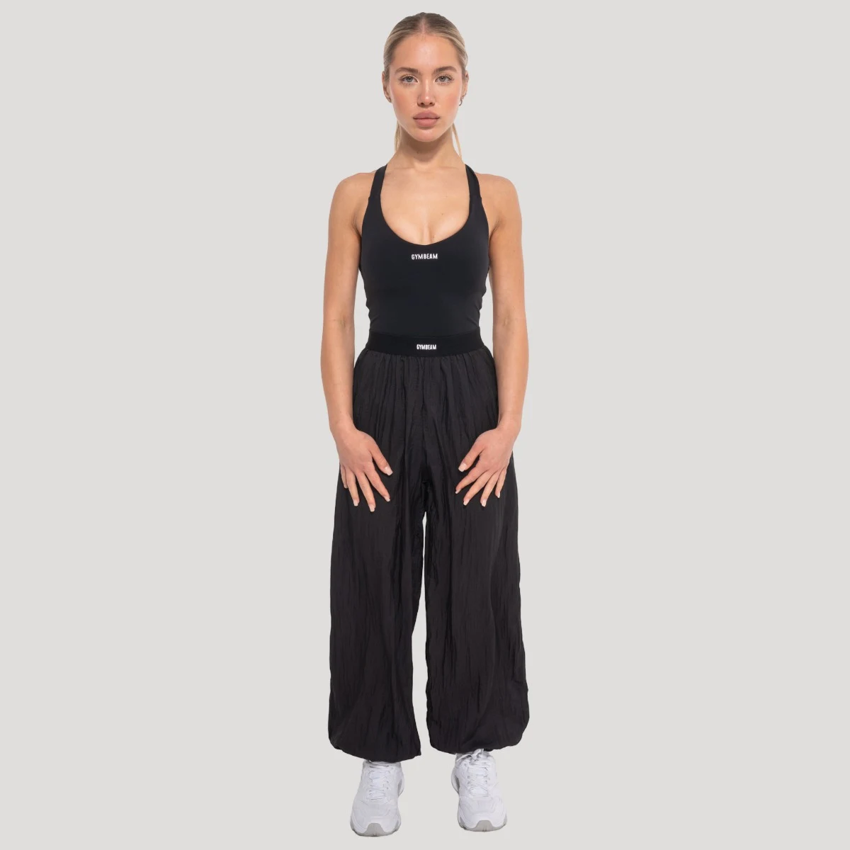 GymBeam Ženske hlače Flow Black · záber 10