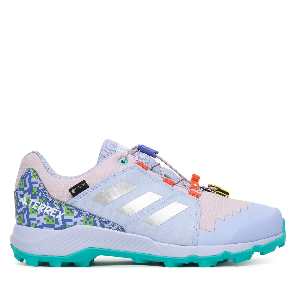 Trekking čevlji adidas Minecraft Terrex Gore-Tex Hiking JR1315 Vijolična - Velikost: 35,5 | Barva: fialová | Starostna skupina: Odrasli | Spol: Ženski · záber 2