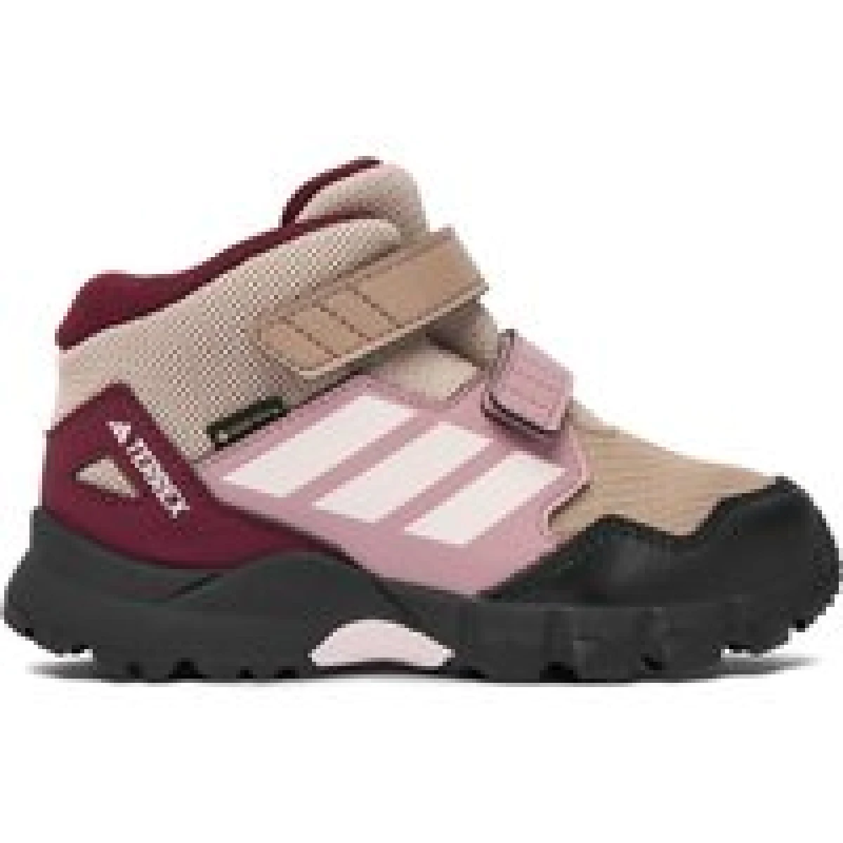 Trekking čevlji adidas Terrex Skychaser Mid Gore-Tex Hiking Shoes Kids KI8257 Svetlo rjava - Velikost: 26 | Barva: hnedá | Starostna skupina: Odrasli | Spol: Ženski · záber 1