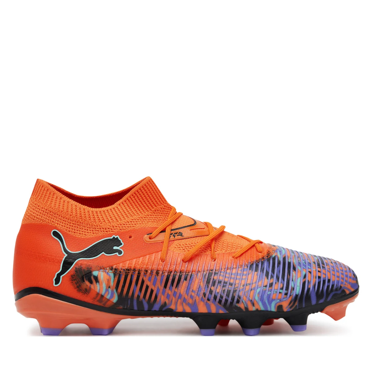 Čevlji za nagomet Puma Future 8 Match Creativity Fg/Ag 108431 01 Oranžna - Velikost: 42 | Barva: oranžová | Starostna skupina: Odrasli | Spol: Moški · záber 2