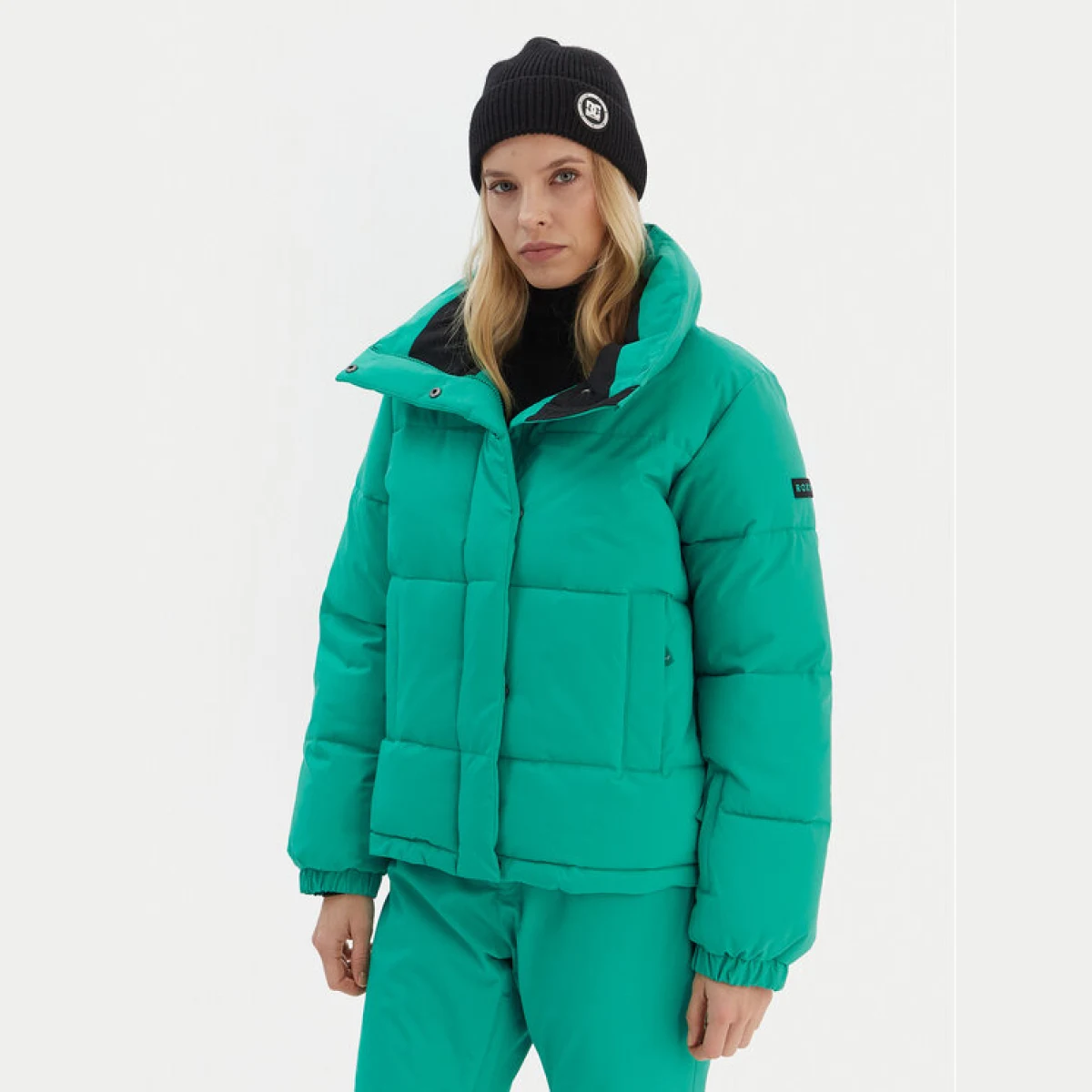 Roxy Smučarska jakna Snow Winter Rebel JK ERJTJ03545 Zelena Regular Fit · záber 2