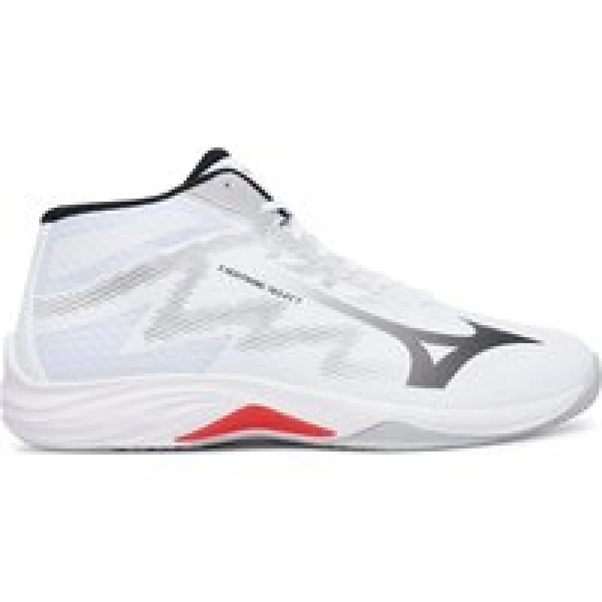 Čevlji za športe v zaprtih prostorih Mizuno Lightning Select Mid V1GA2675 Bela - Velikost: 44,5 | Barva: biela | Starostna skupina: Odrasli | Spol: Moški · záber 3