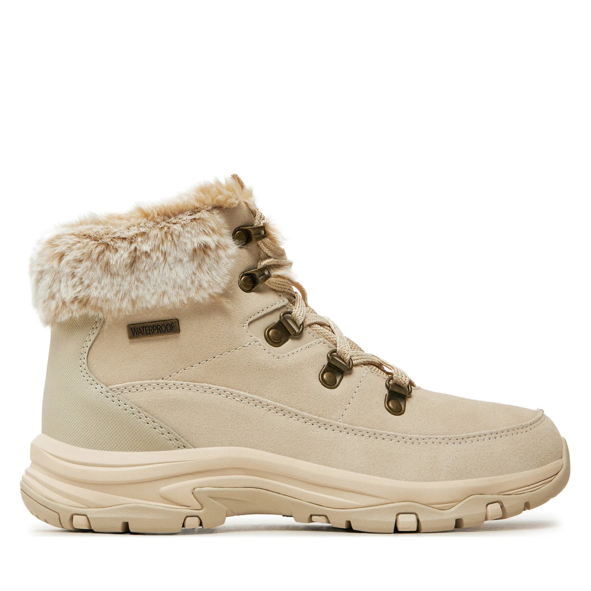 Pohodni čevlji Skechers Trego - Snow Worries 167882/NAT Bež · záber 2