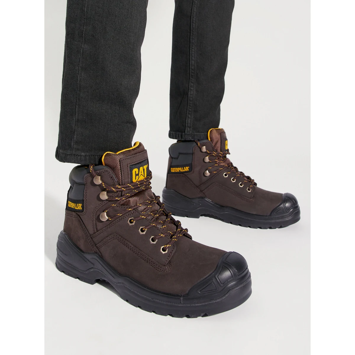 Pohodni čevlji CAT Footwear Striver Bump St S3 P725098 Rjava · záber 2