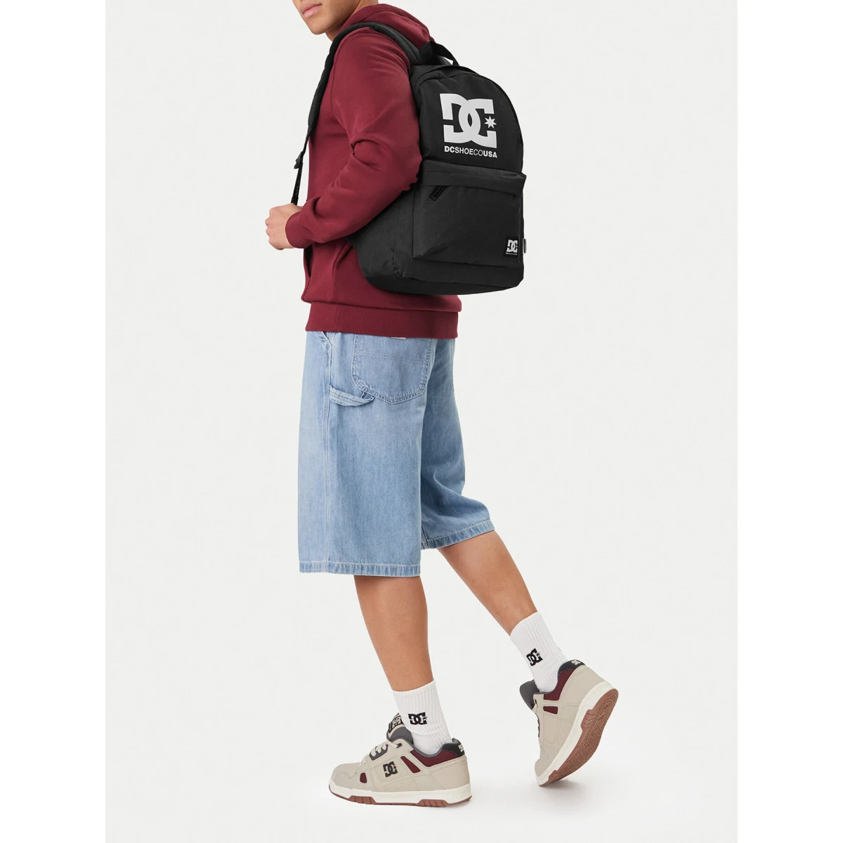 Nahrbtnik DC Shoes CWBEO-DCI-ZLI-001-09 Siva · záber 8