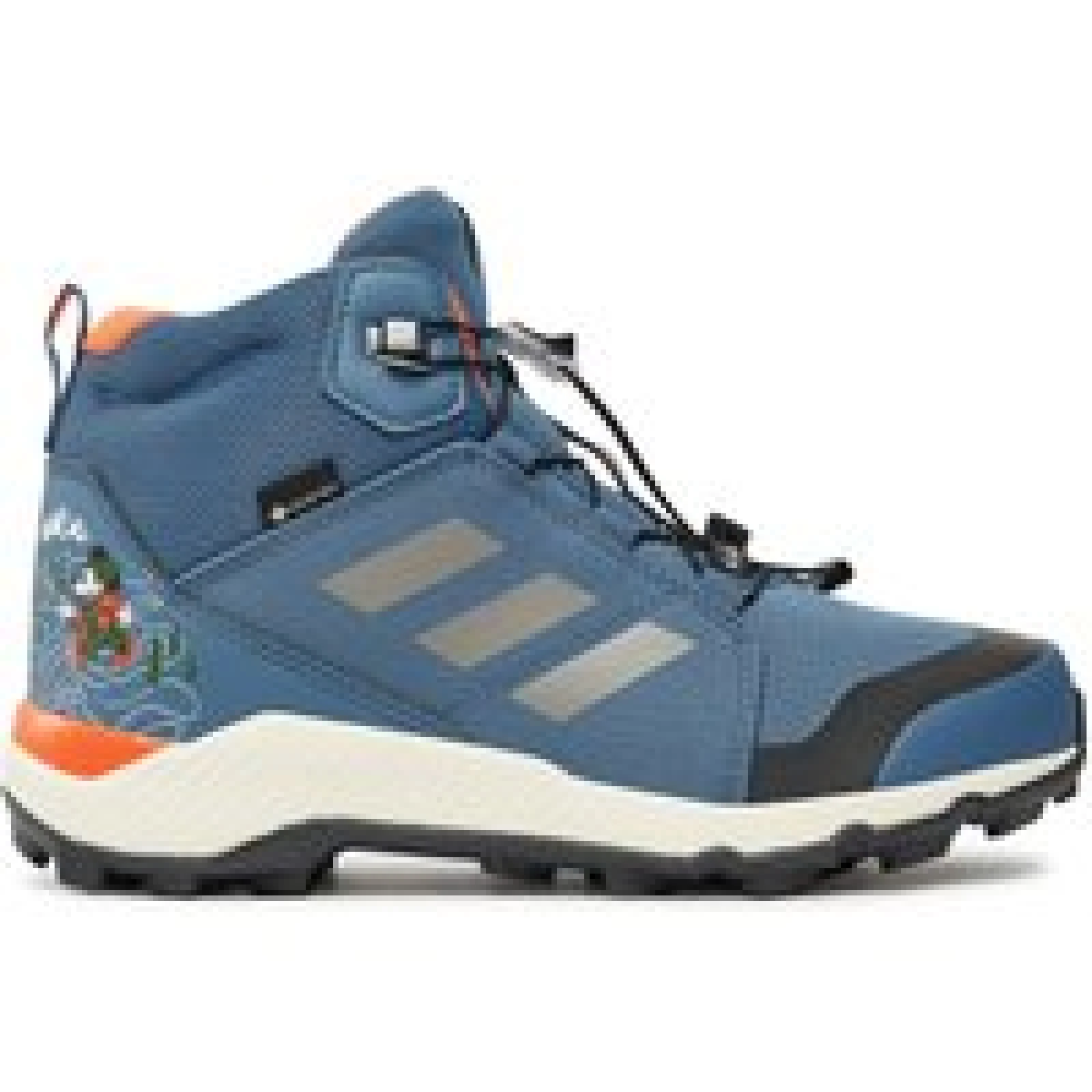 Trekking čevlji adidas Terrex Disney Mid Gore-Tex IH5089 Modra - Velikost: 37 | Barva: modrá | Pohlavie: Fantje | Vek: Odrasli · záber 4
