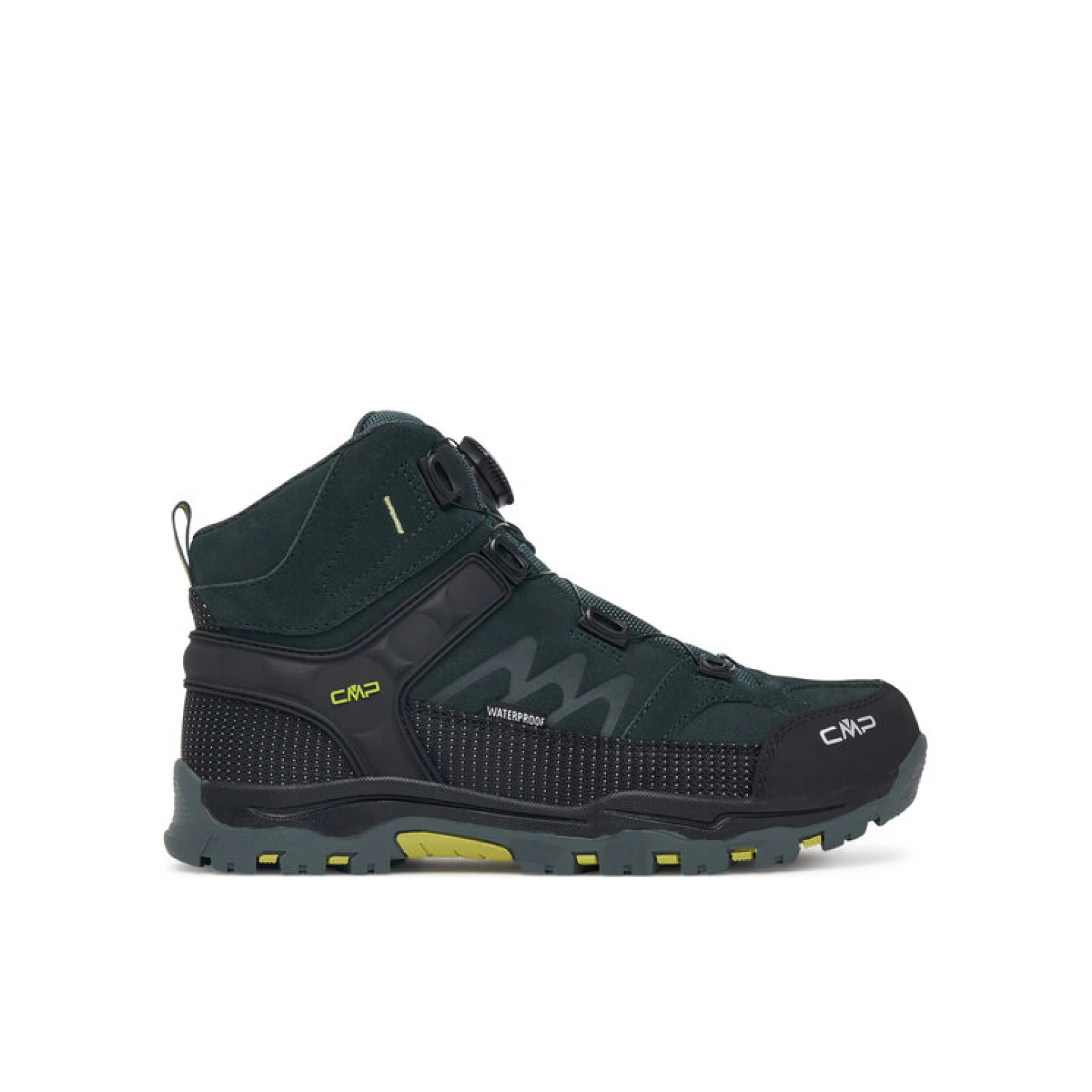 Trekking čevlji CMP Kiruna Mid FitGo Wp 3Q56784J Zelena · záber 11