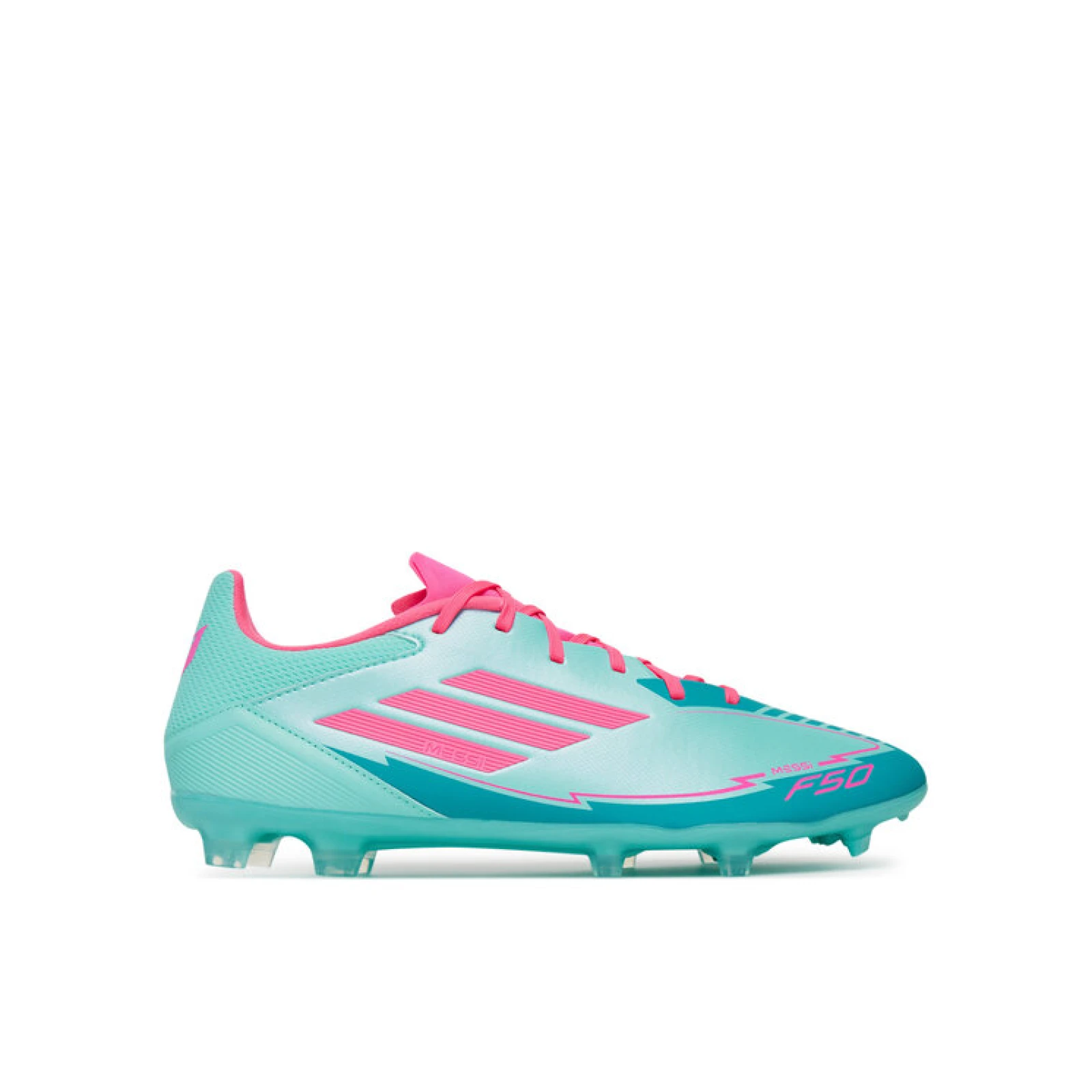 Čevlji za nagomet adidas F50 League Messi Firm/Multi-Ground IH0928 Turkizna - Velikost: 47 ⅓ | Starostna skupina: Odrasli | Spol: Moški · záber 4