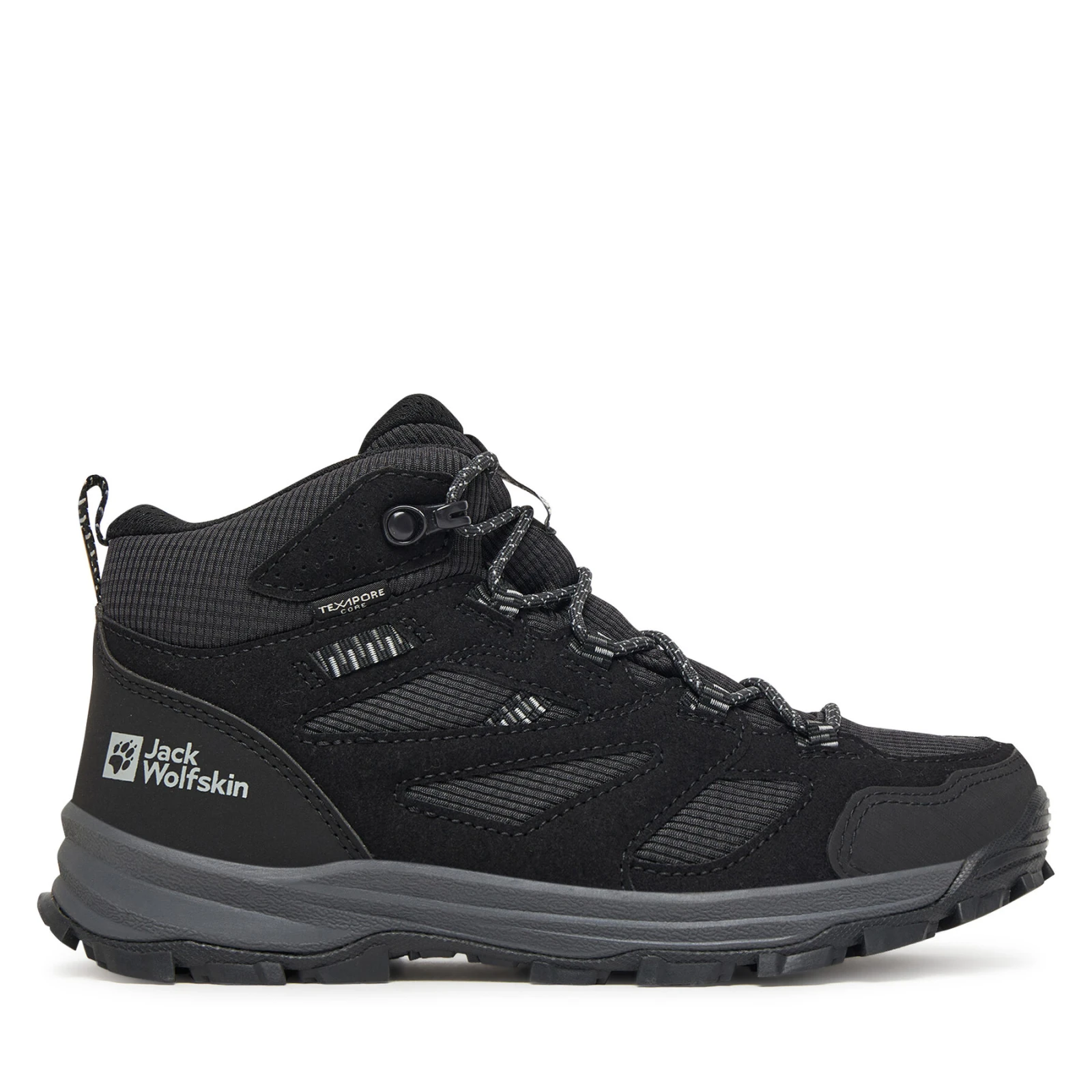 Trekking čevlji Jack Wolfskin Vojo Tour Texapore Mid A64104 Črna - Velikost: 37 | Barva: čierna | Starostna skupina: Odrasli | Spol: Moški · záber 2