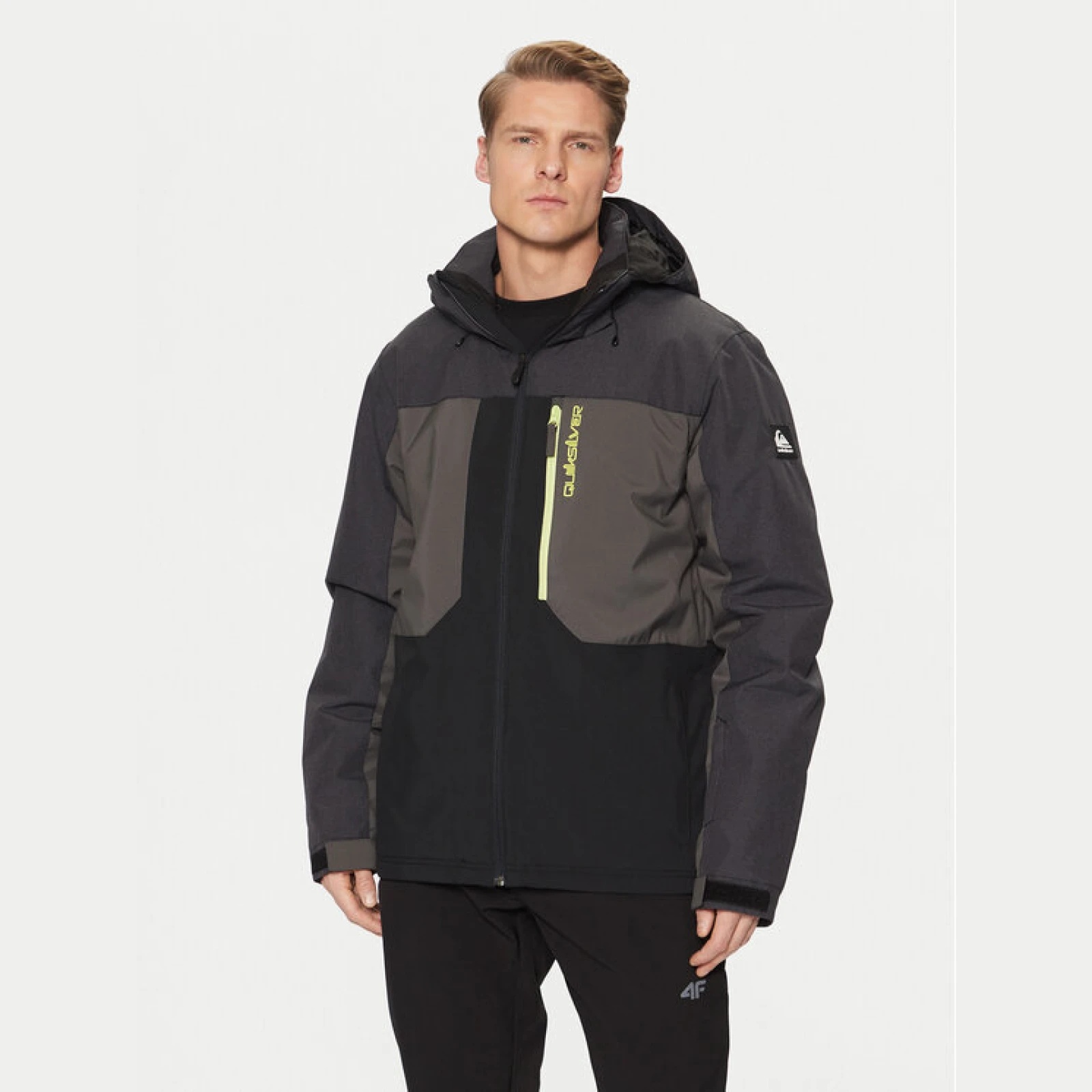 Quiksilver Smučarska jakna Dawson EQYTJ03451 Zelena Slim Fit · záber 2