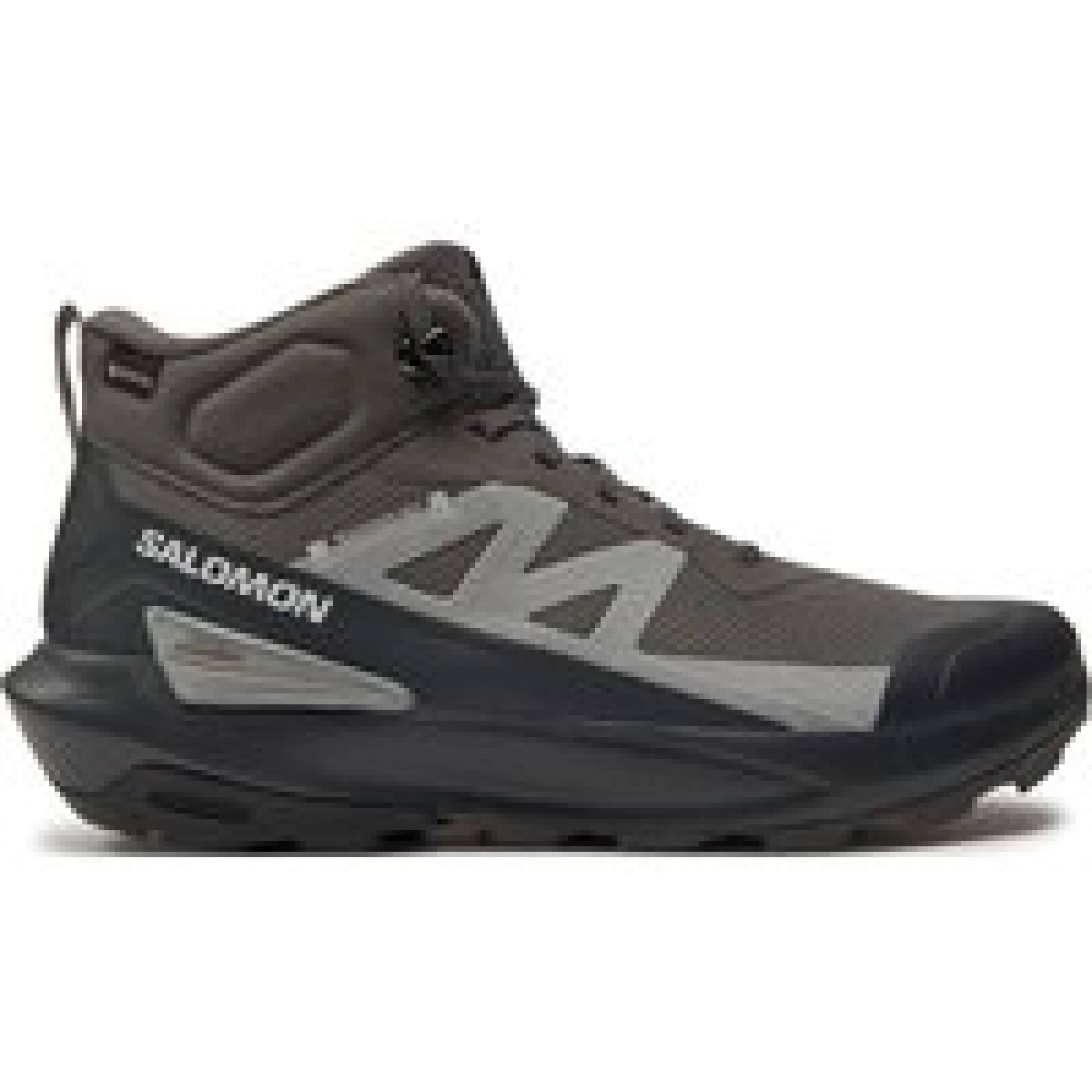 Trekking čevlji Salomon Elixir Activ Mid Gore-Tex L47456800 Siva · záber 1