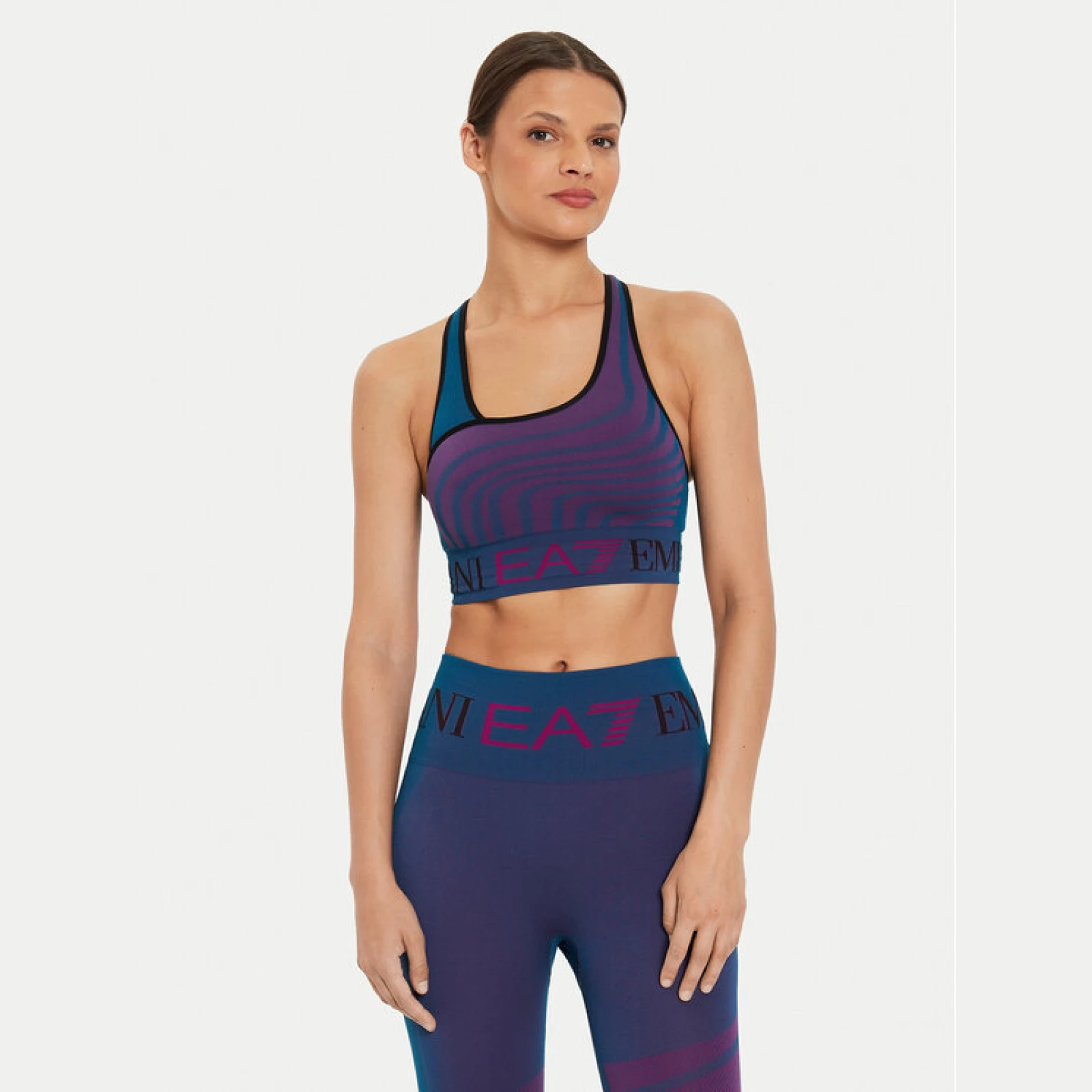 EA7 Emporio Armani Špotni nedrček 6DTH51 TJDGZ 2519 Pisana · záber 2