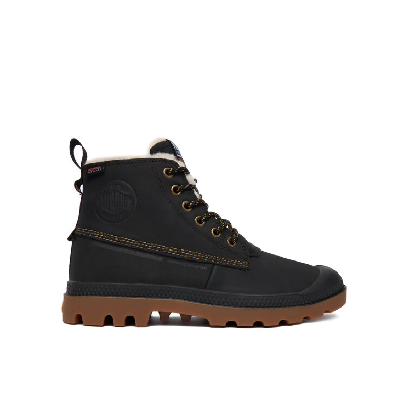 Palladium Pohodni čevlji Pampa Duck Wl Wp+ 79547-008-M Črna - Velikost: 45 | Barva: čierna | Starostna skupina: Odrasli | Spol: Unisex · záber 2