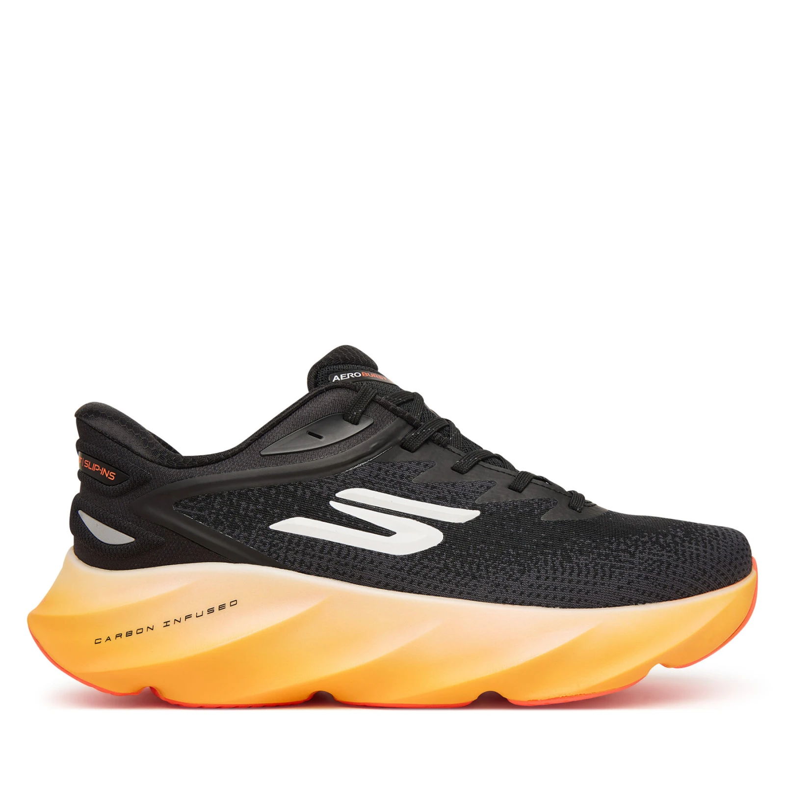 Tekaški čevlji Skechers Slip-ins: Aero Burst 246215/BKOR Črna - Velikost: 43 | Barva: čierna | Starostna skupina: Odrasli | Spol: Moški · záber 2