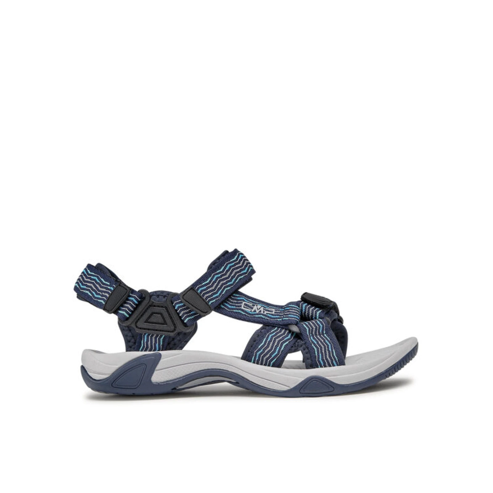 CMP Sandali Hamal Wmn Hiking Sandal 38Q9956 Mornarsko modra - Velikost: 39 | Barva: modrá | Starostna skupina: Odrasli | Spol: Ženske · záber 2