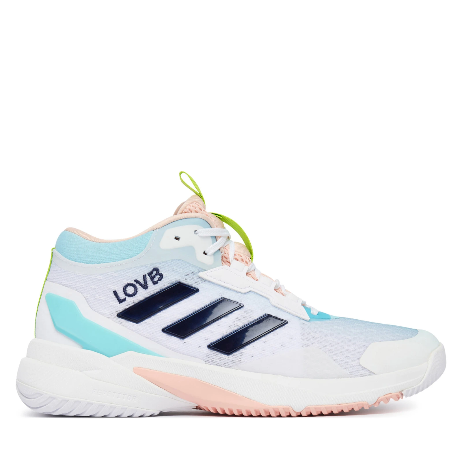 Čevlji za športe v zaprtih prostorih adidas Crazyflight 6 Mid HQ0112 Bela · záber 2