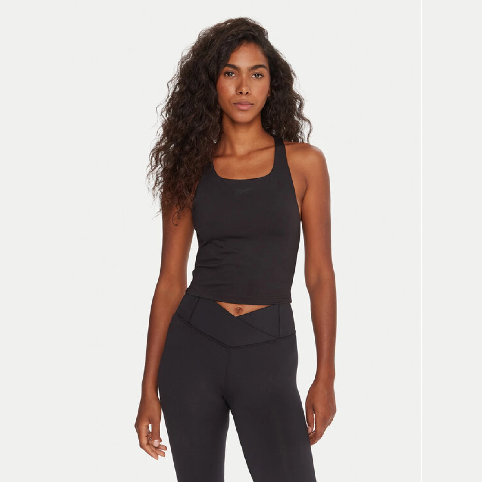 Reebok Top RK25188CCW Črna Slim Fit - Velikost: XS | Barva: čierna | Starostna skupina: Odrasli | Spol: Ženske · záber 2