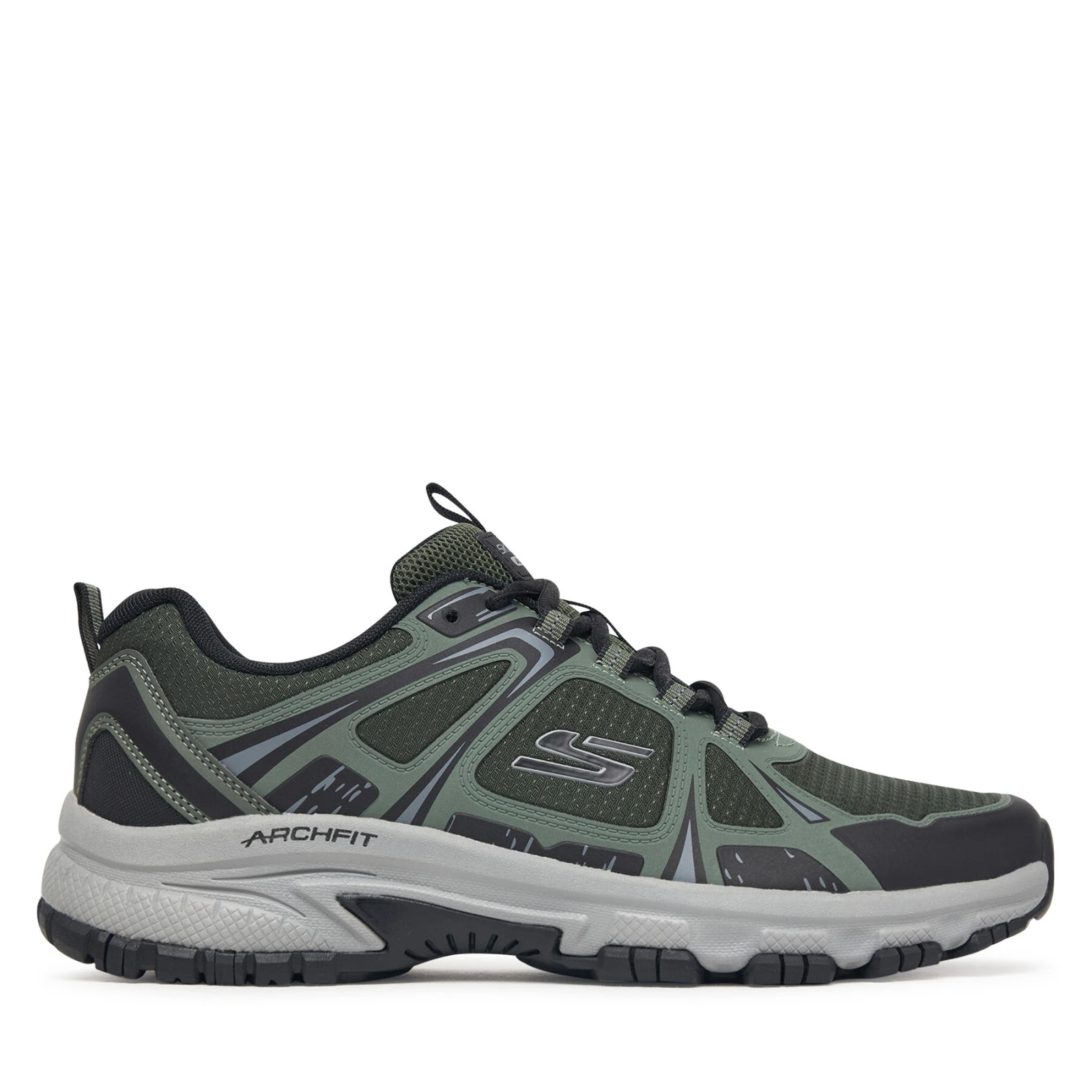 Trekking čevlji Skechers Arch Fit Hillcrest 237860/GRN Temno zelena - Velikost: 45 | Barva: zelená | Starostna skupina: Odrasli | Spol: Moški · záber 2