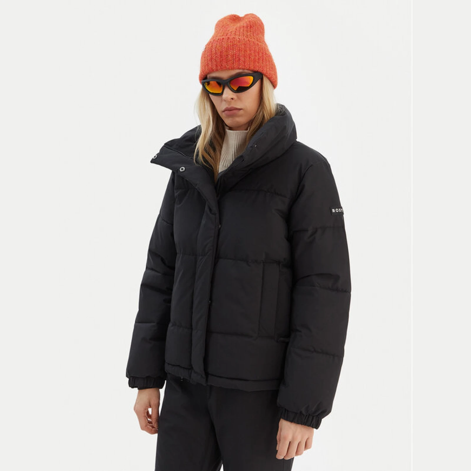 Roxy Smučarska jakna Snow Winter Rebel JK ERJTJ03545 Zelena Regular Fit · záber 5
