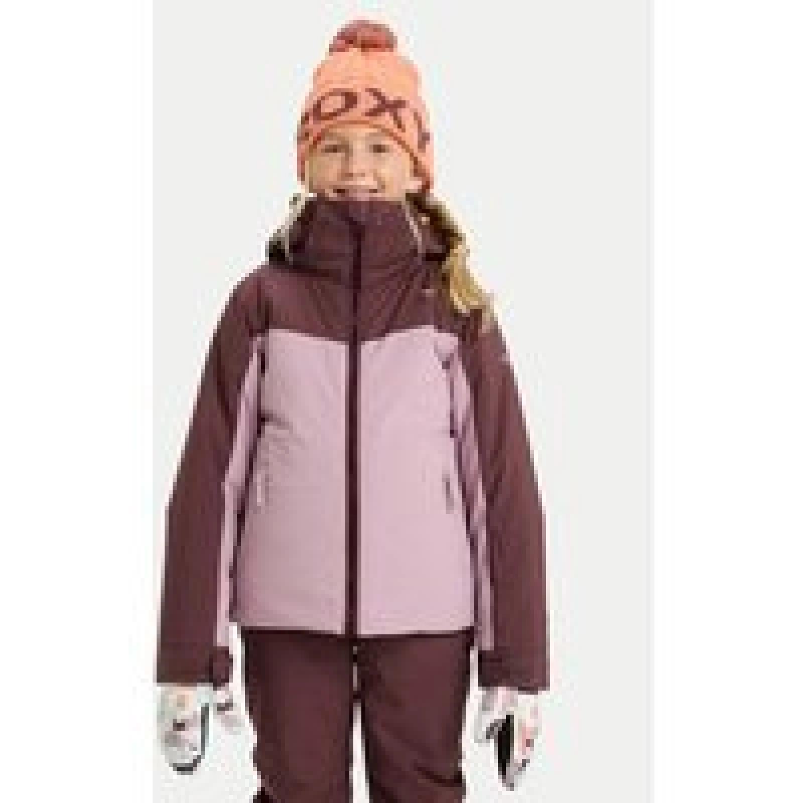 Roxy Jakna za snowboard Free Jet Block ERGTJ03197 Roza Slim Fit · záber 4