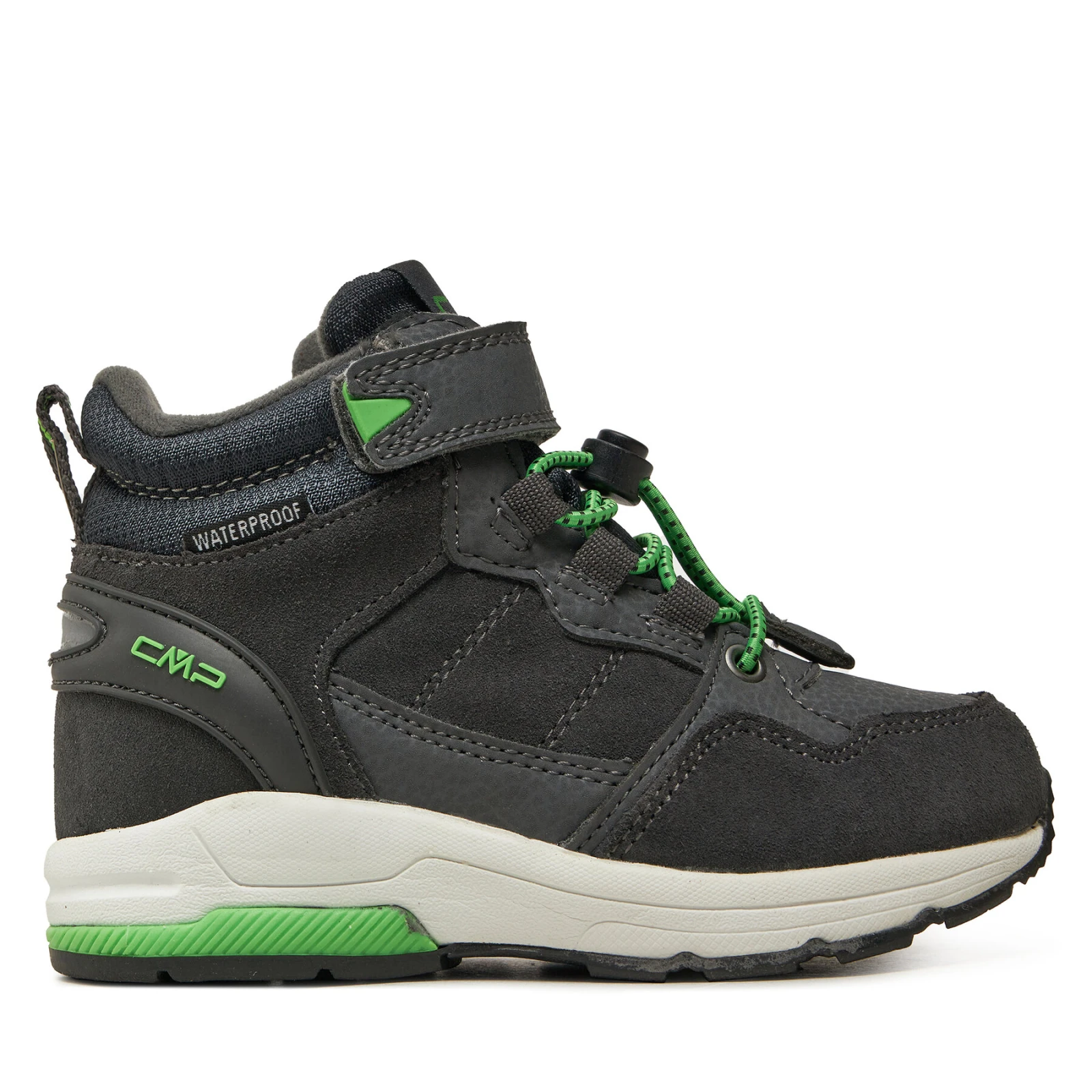 CMP Trekking čevlji Kids Hadil Leather Wp Urban 3Q84524 Siva · záber 2