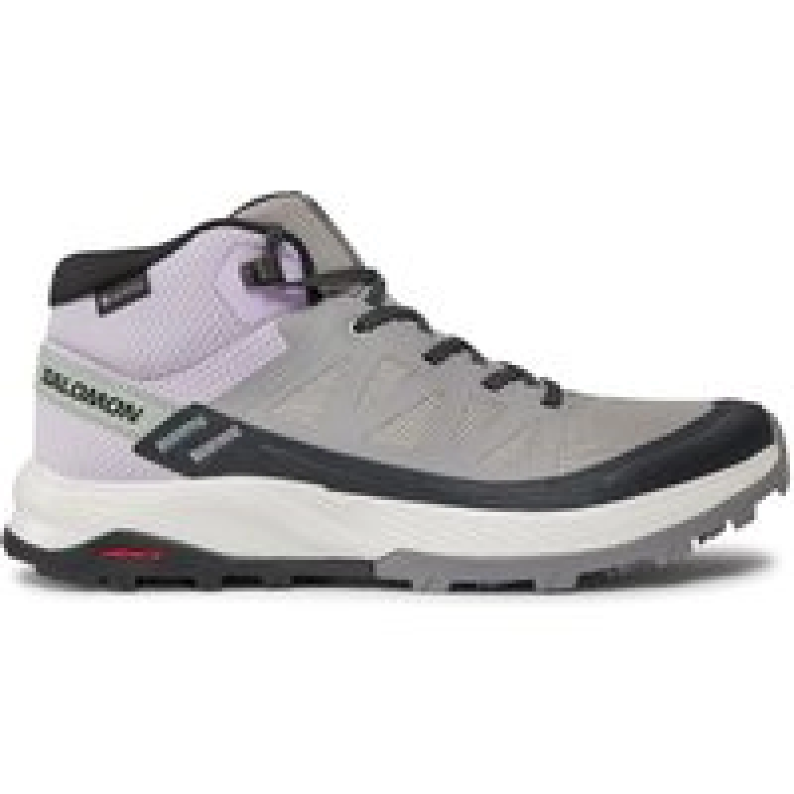 Trekking čevlji Salomon Outrise Mid GORE-TEX L47160600 Siva · záber 1
