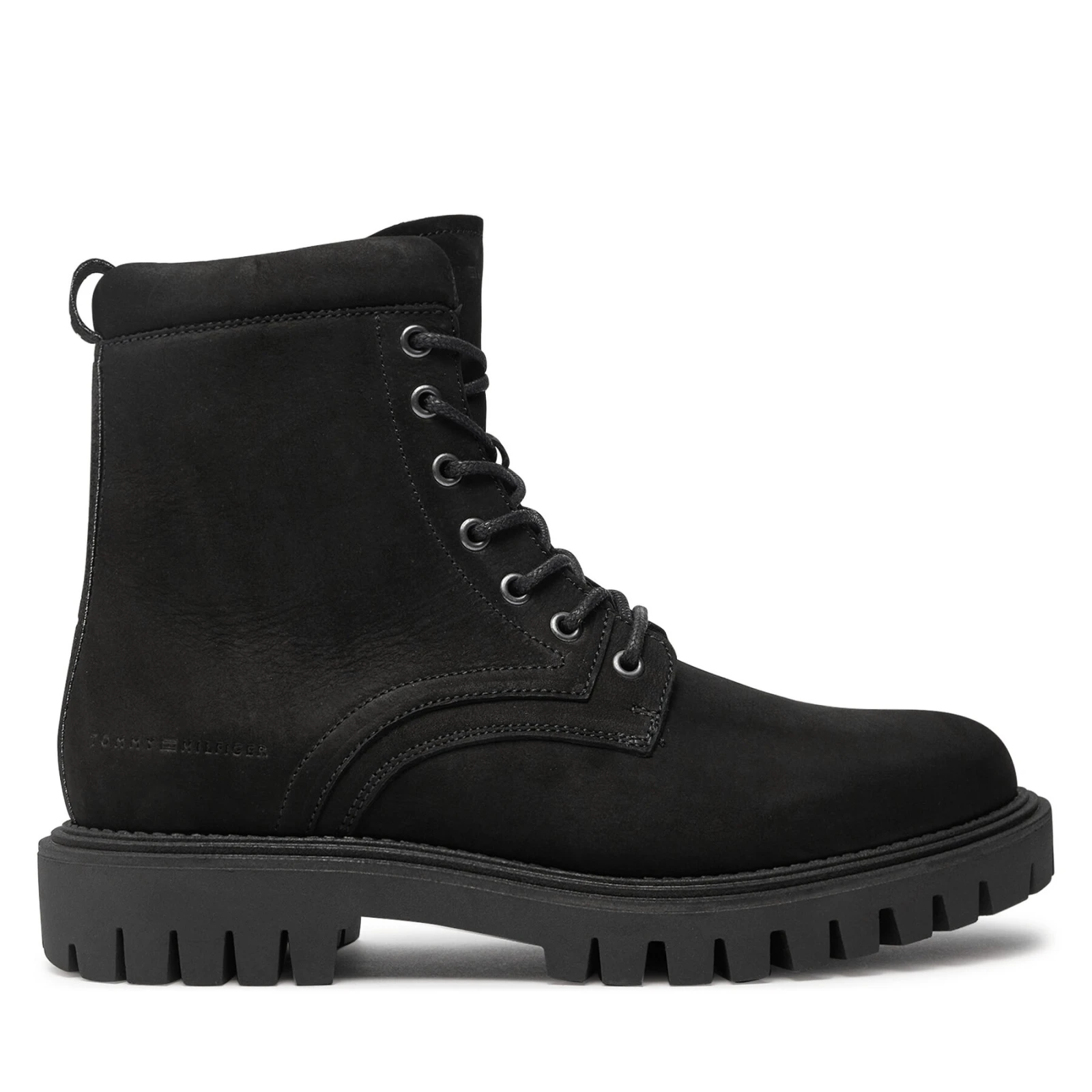 Pohodni čevlji Tommy Hilfiger Casual Hilfiger Chunk Z Nbk Boot FM0FM05149 Črna · záber 2