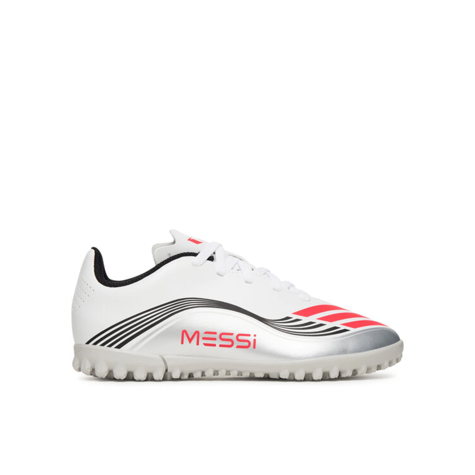 adidas Čevlji za nagomet F50 Messi Club JP7453 Bela · záber 2