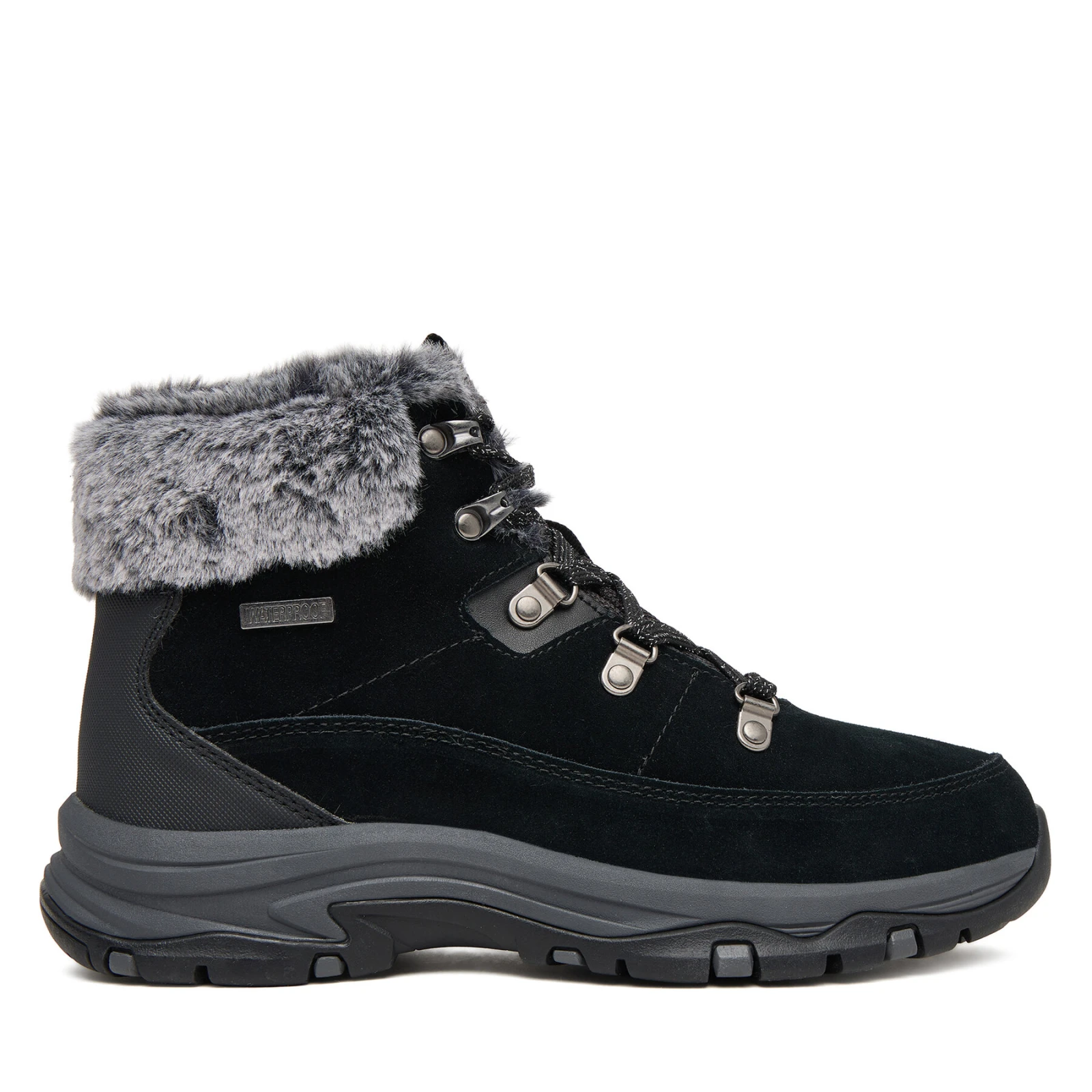 Trekking čevlji Skechers Trego 167882/BLK Črna - Velikost: 38,5 | Barva: čierna | Starostna skupina: Odrasli | Spol: Ženski · záber 2