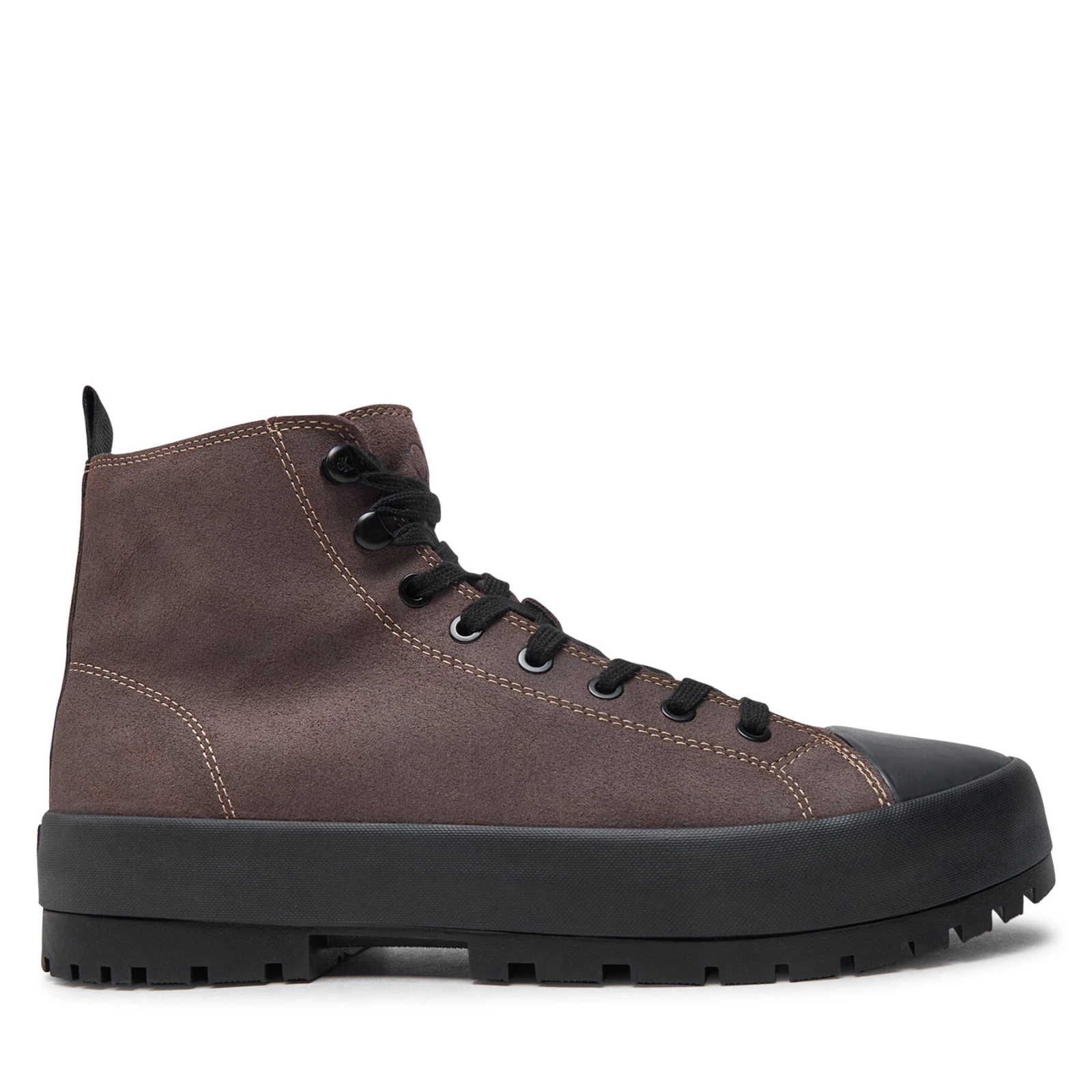 Pohodni čevlji Calvin Klein Jeans Lugged Hybrid High Laceup Auth YM0YM01092 Rjava · záber 2